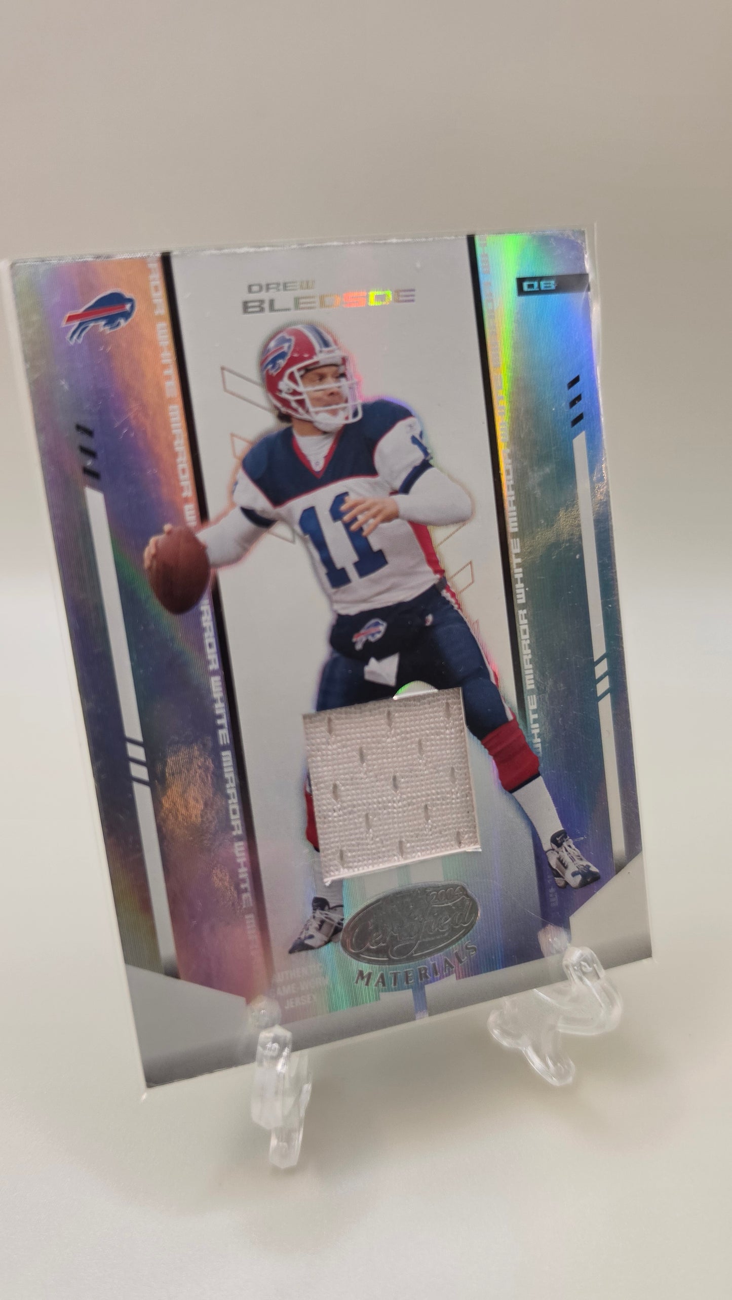 2004 Donruss Drew Bledsoe Leaf Certified Materials /250 #14