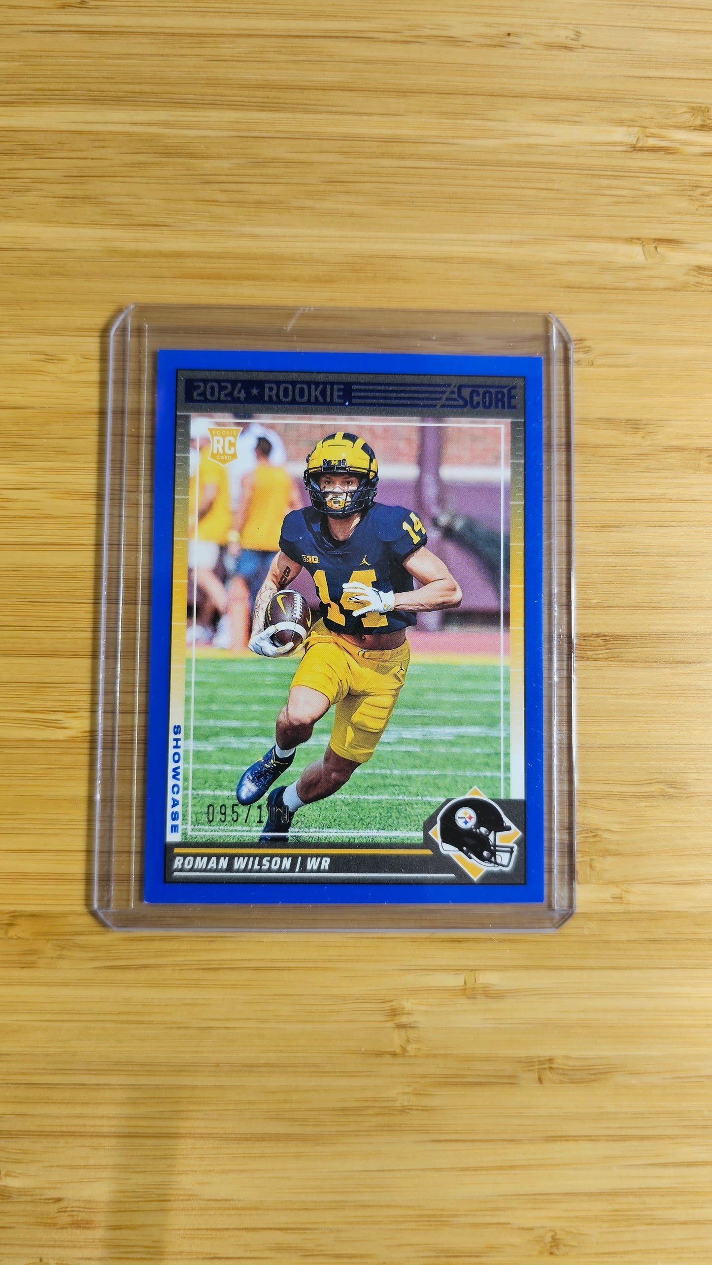 2024 Score Roman Wilson Showcase # /100 Card # No.360