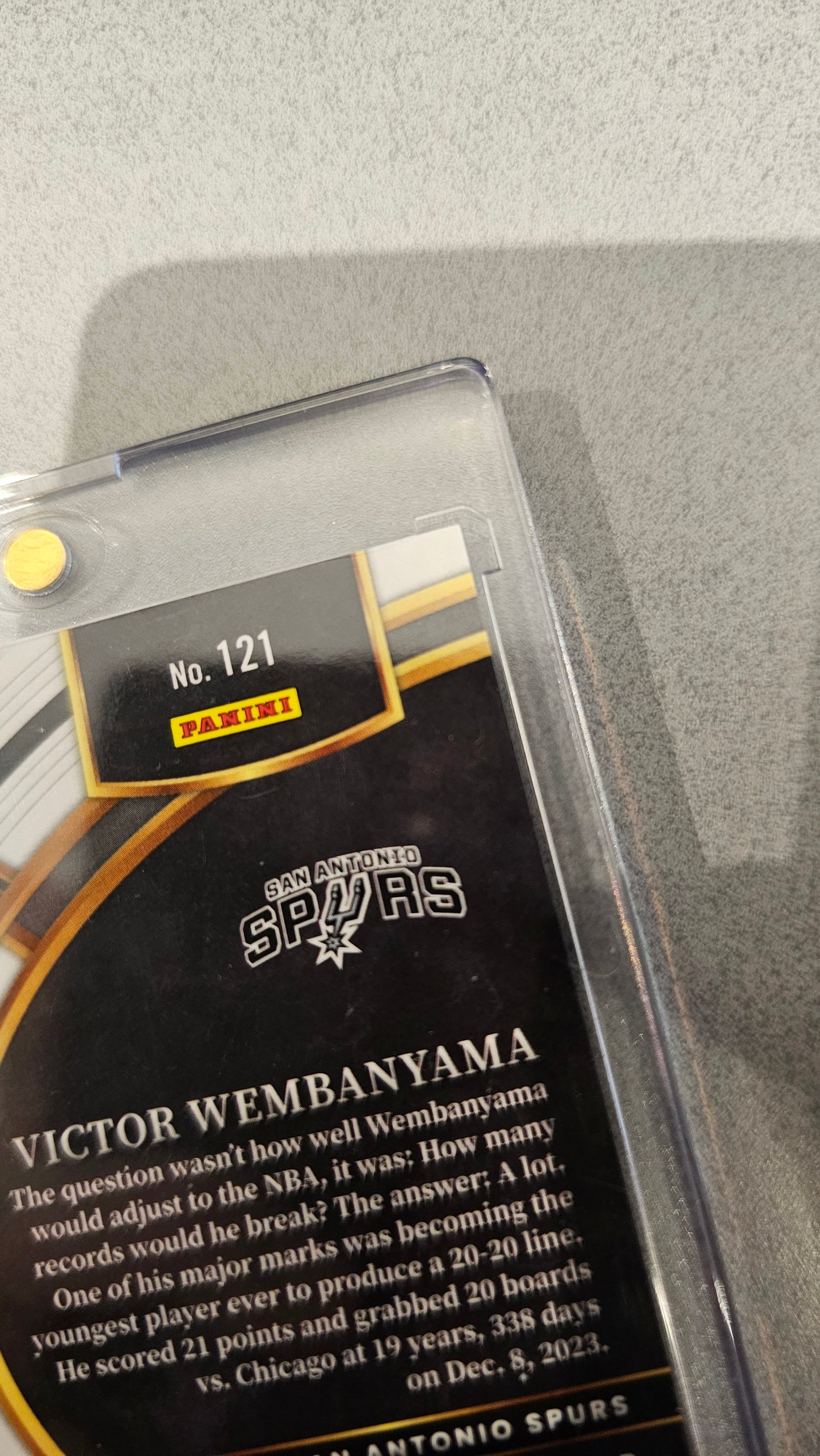 2023 NBA Select Victor Wembanyama - Teal/White/Pink Prizm Numbered # 26/49 -( San Antonio Spurs )