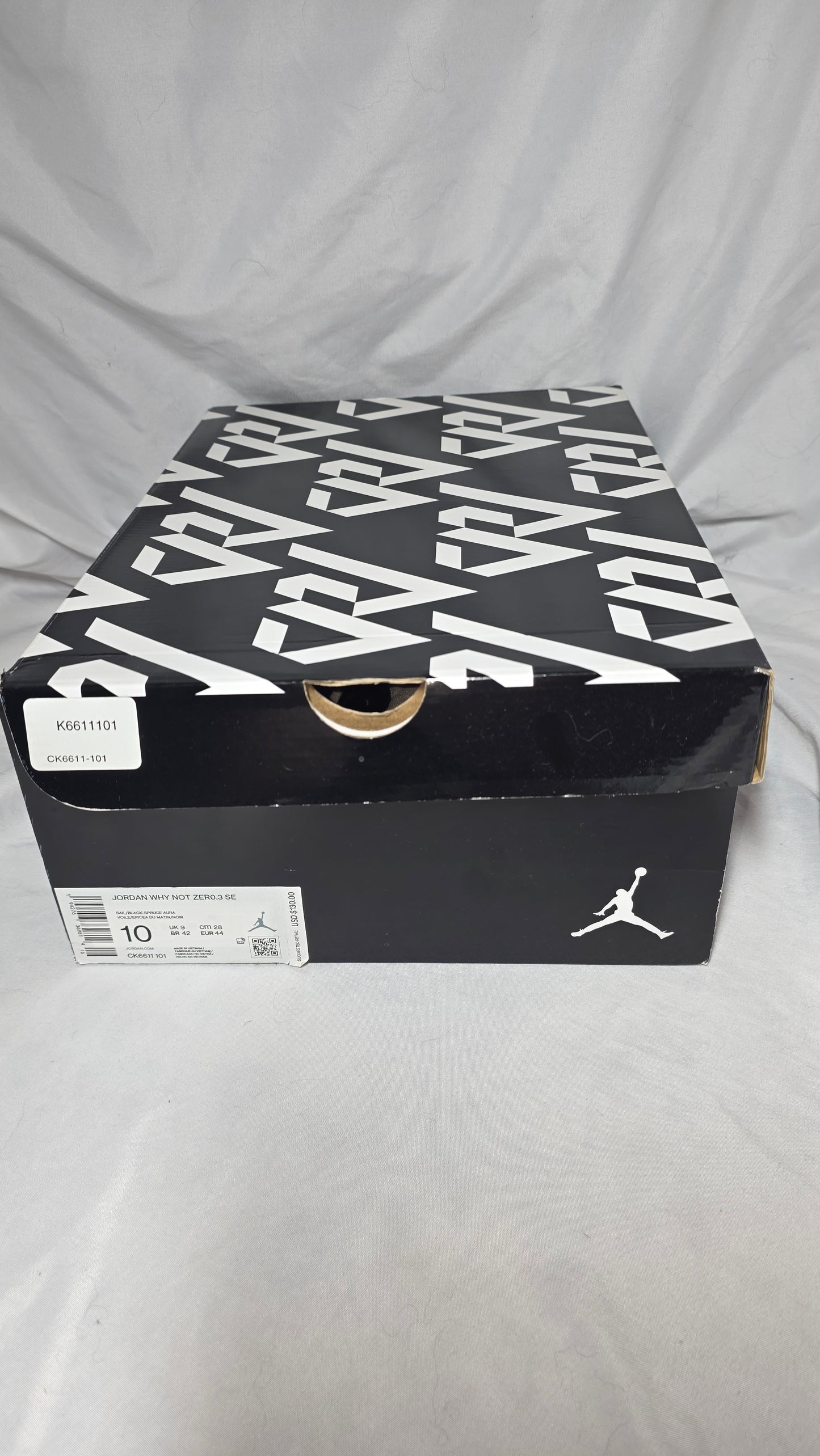 Jordan Why Not Zer0.3 SE Mens 10 CK6611-101 NIB