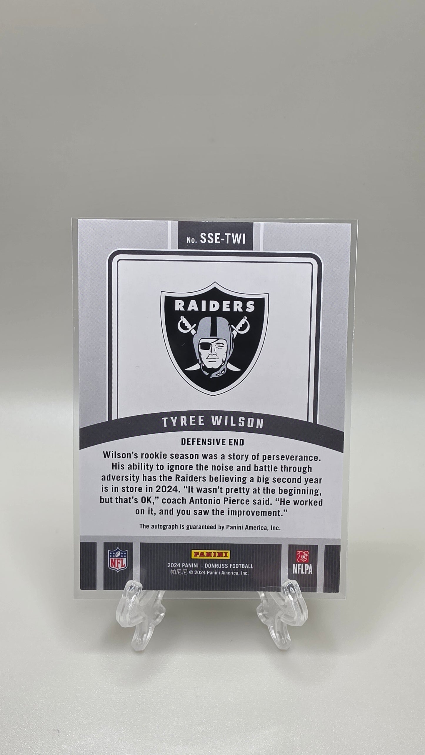 2024 Panini Donruss Tyree WIlson Signature Series Auto #SSE-TWI