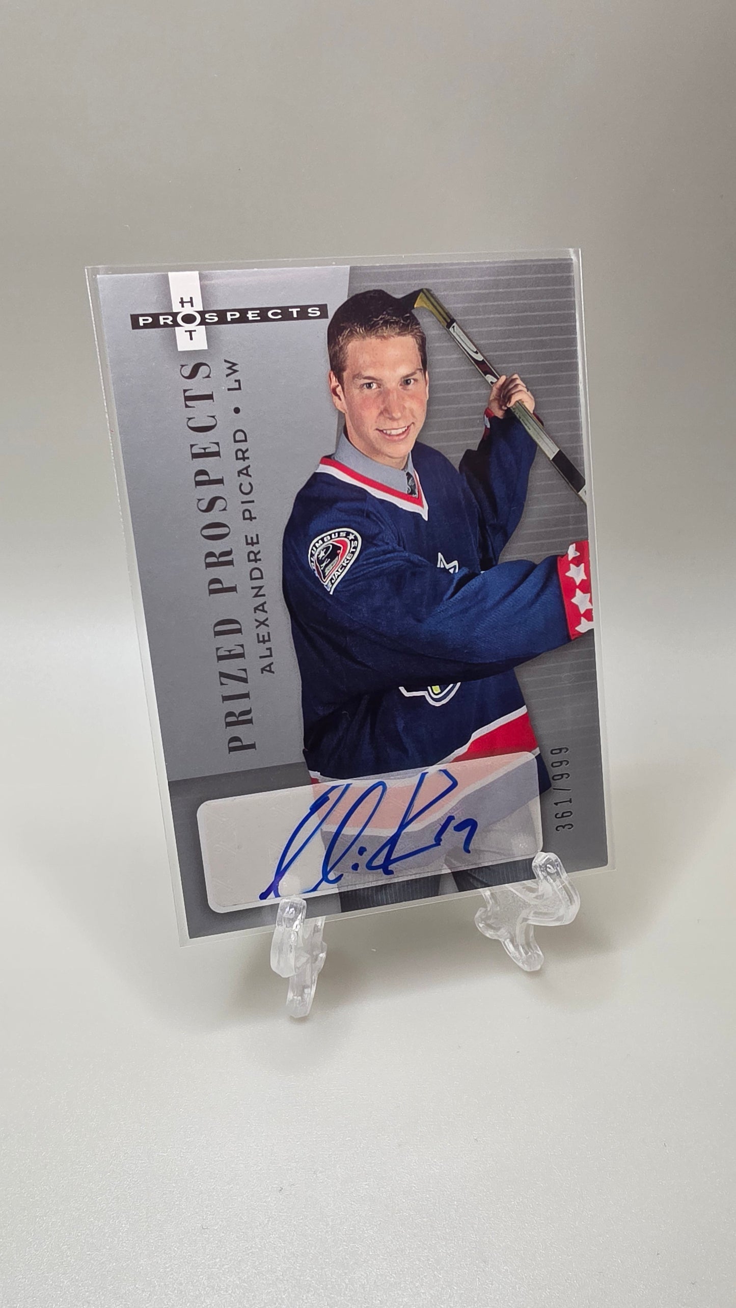 2006 Fleer Prized Prospects Alexandre Picard Auto #/999 Card #198