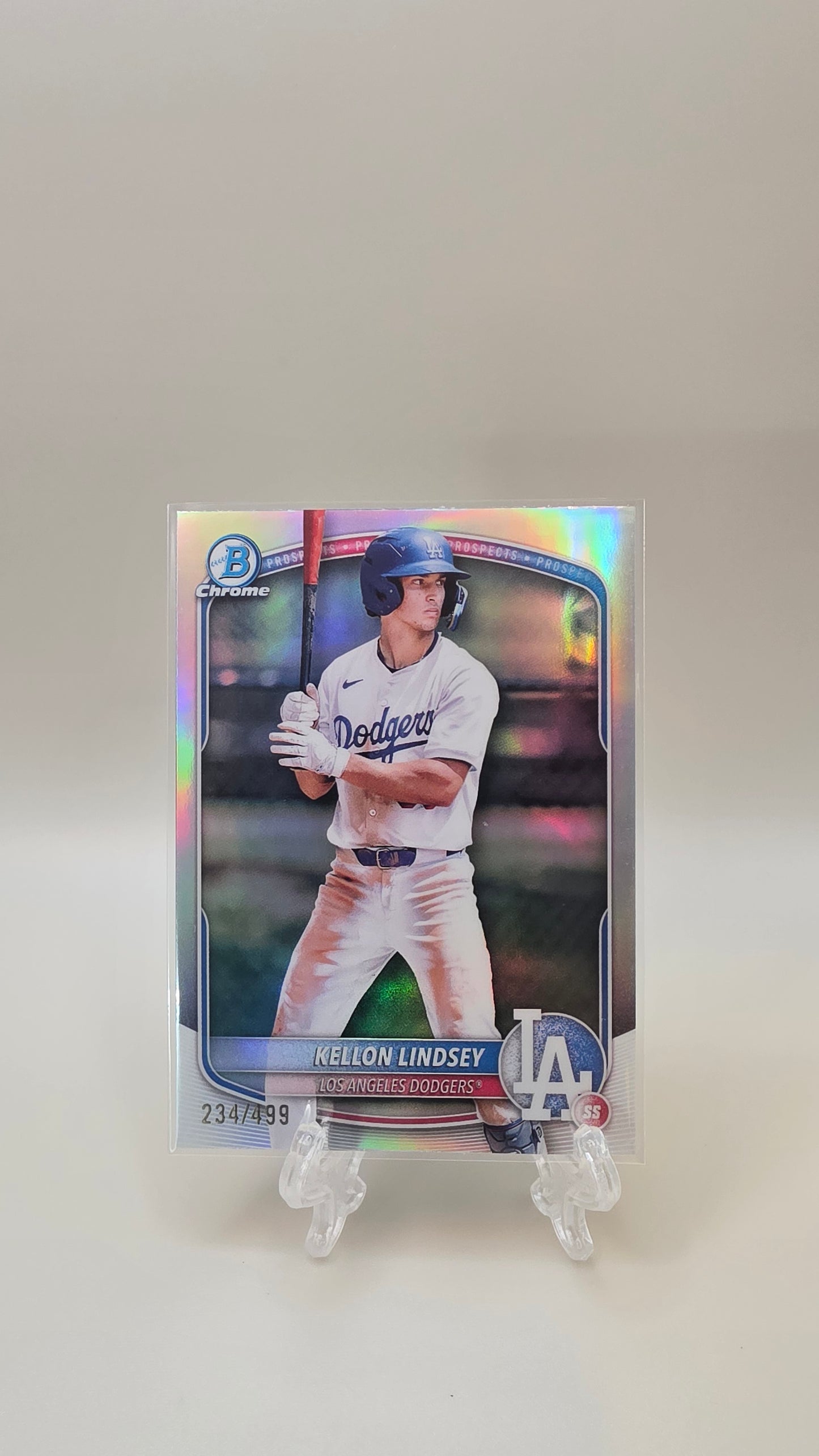 2025 Bowman Chrome Kellon Lindsey Silver /499 #BCP-137
