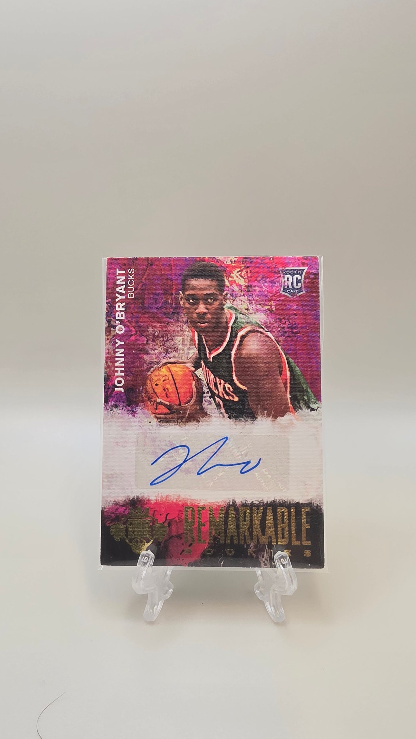 2014-15 Court Kings Johnny O'Bryant Remarkable Rookies Auto #32