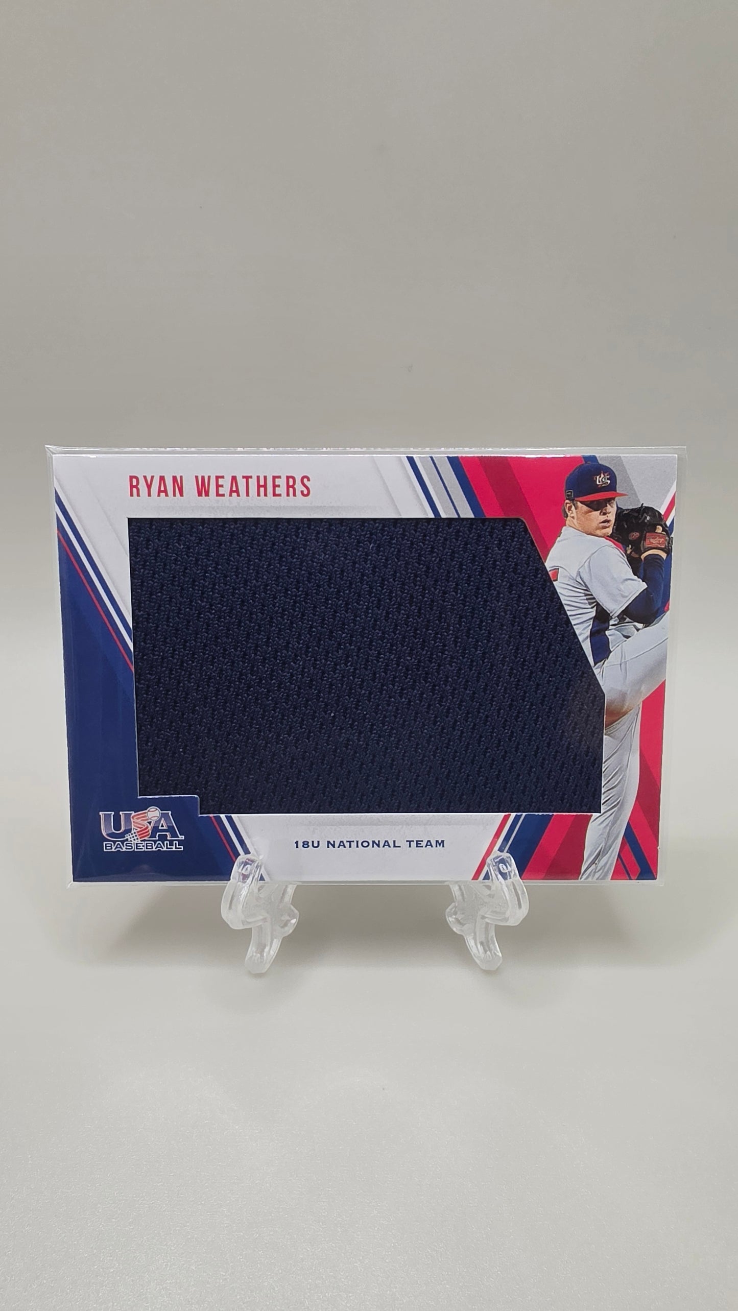 2018 USA Stars & Stripes Ryan Weathers Jumbo Relic Card /299 #44
