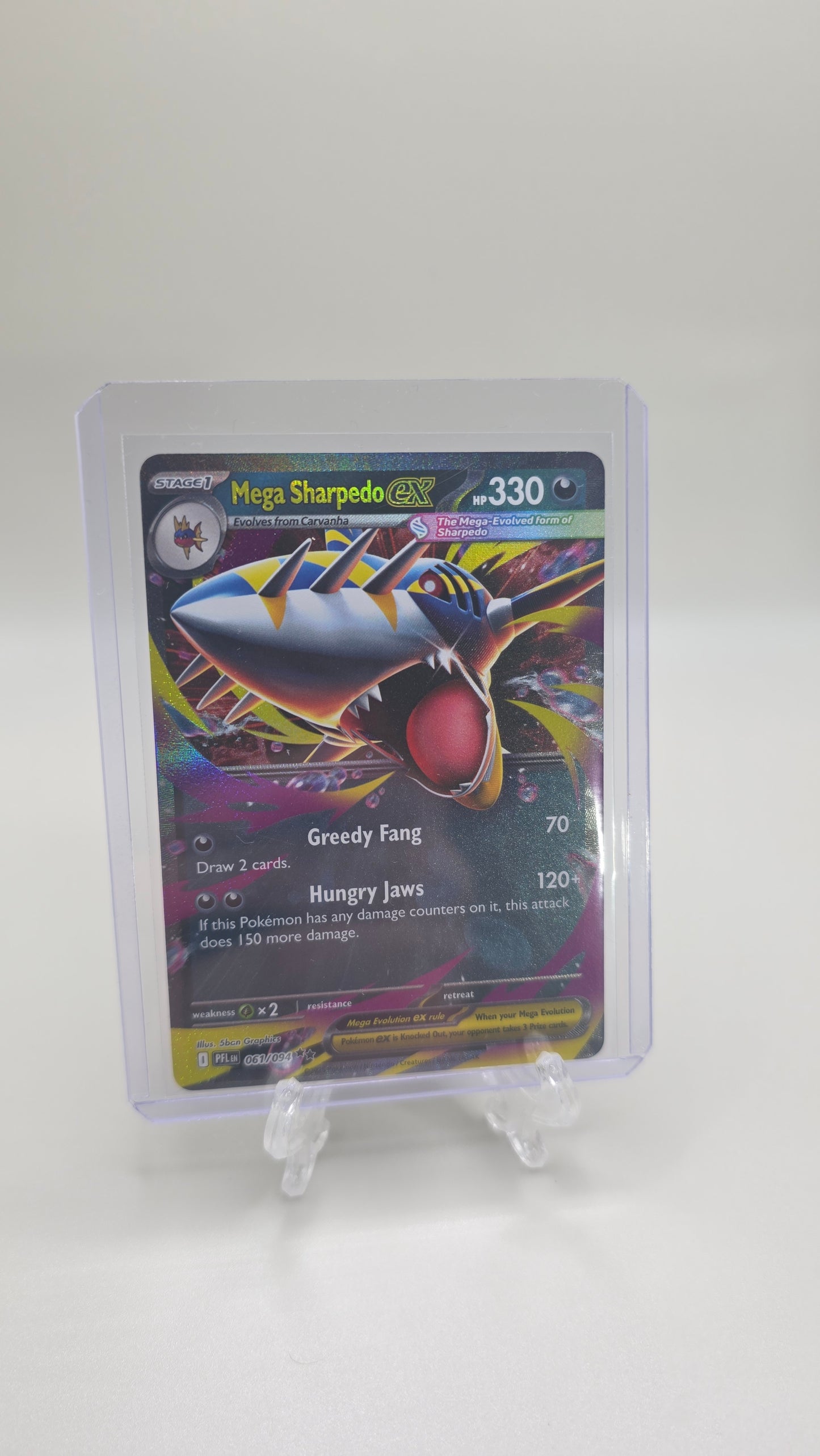 Mega Sharpedo EX 061/094 (Phantasmal Flames S&V Set) English