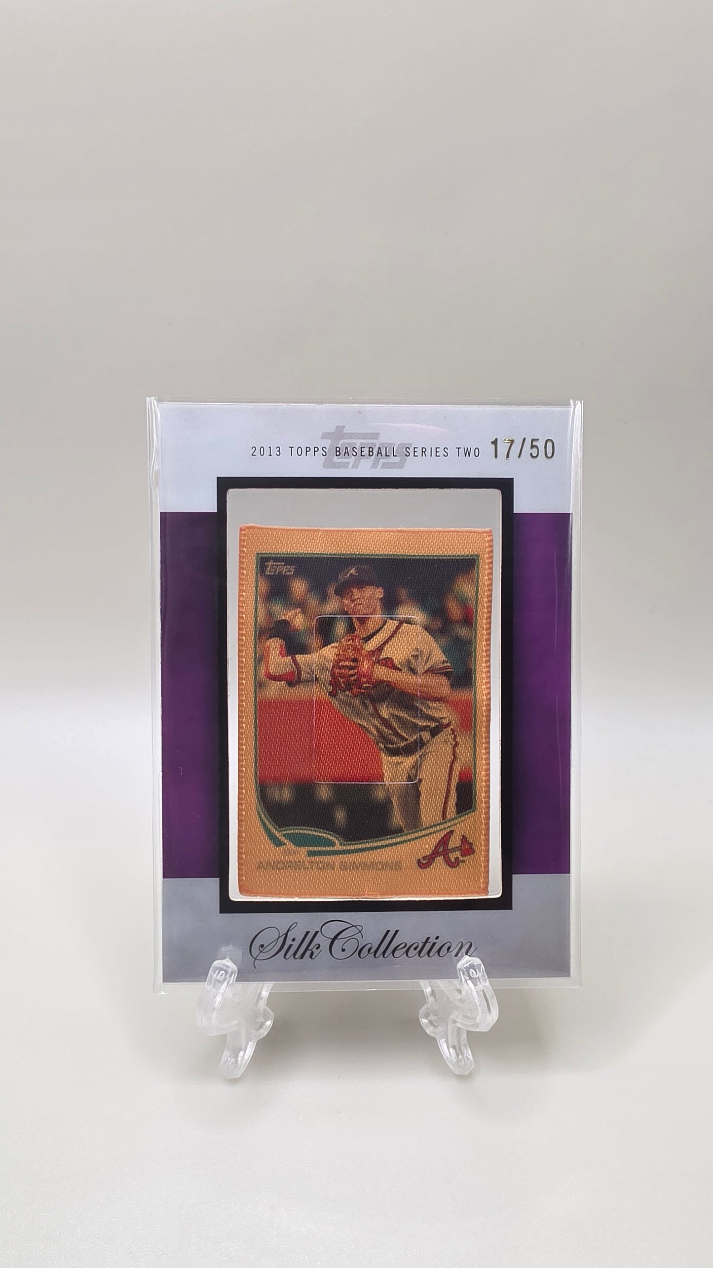 2013 Topps Baseball Series Two Andrelton Simmons Silk Collection #/50 Card
