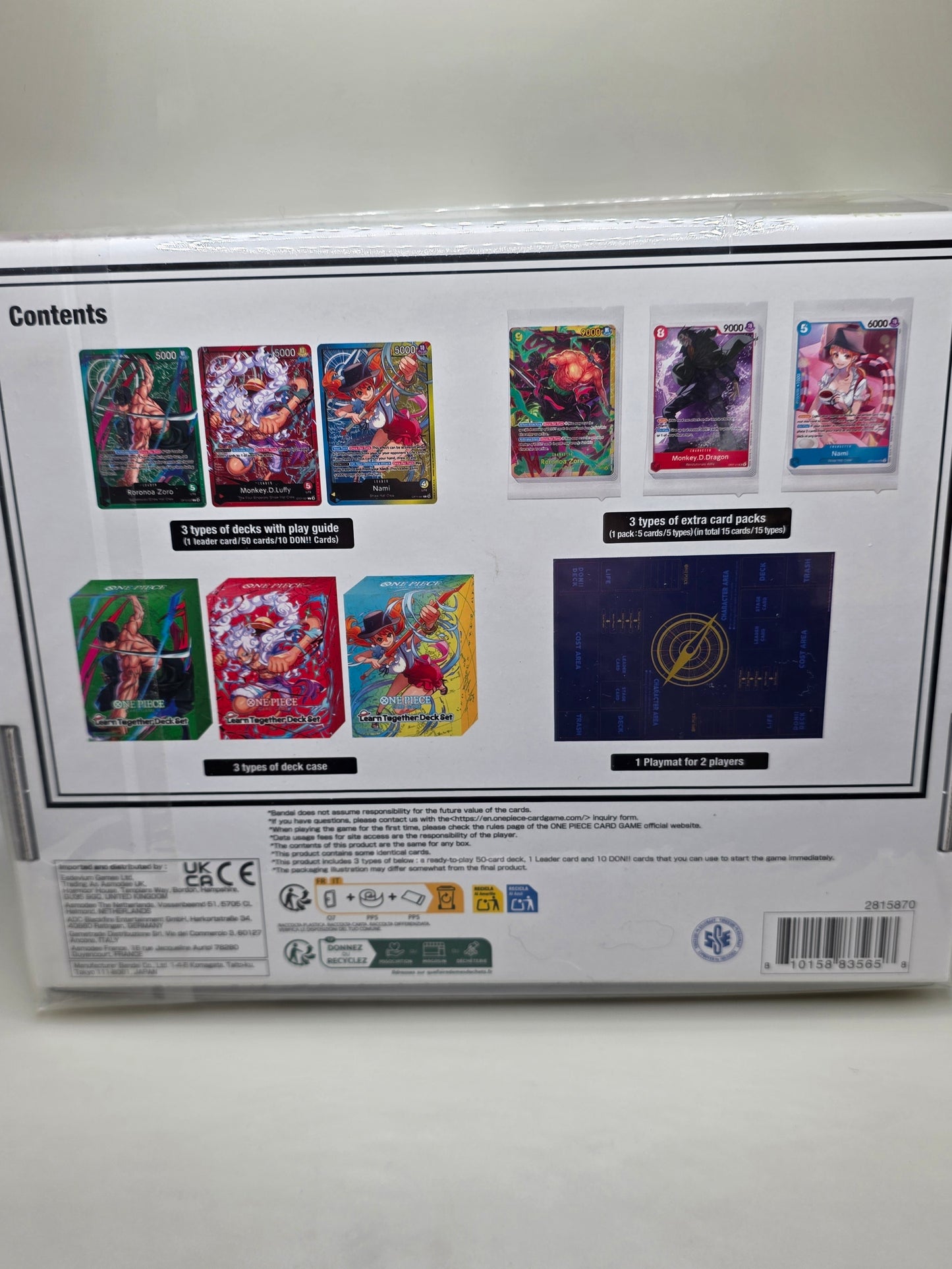 One Piece Card Game Learn Together Deck Set