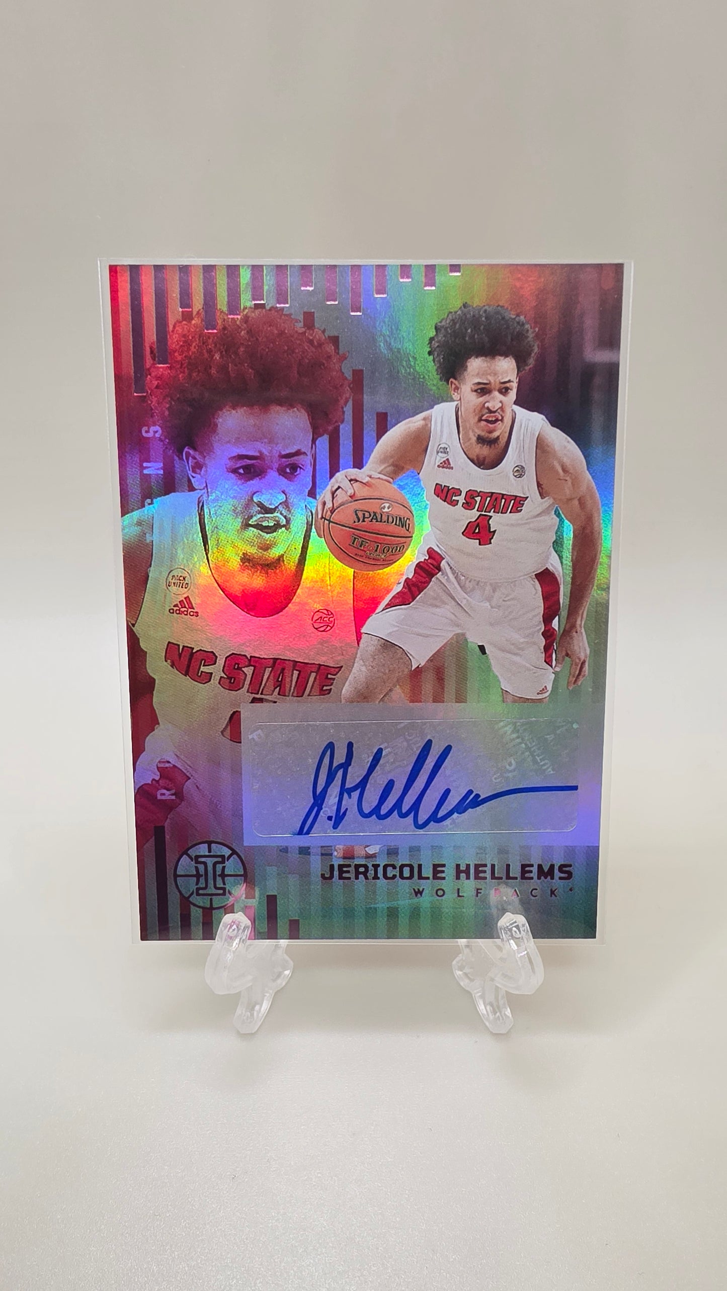 2022 Chronicles Illusions Draft Picks Jericole Hellems Rookie Auto Card #RS-JHE