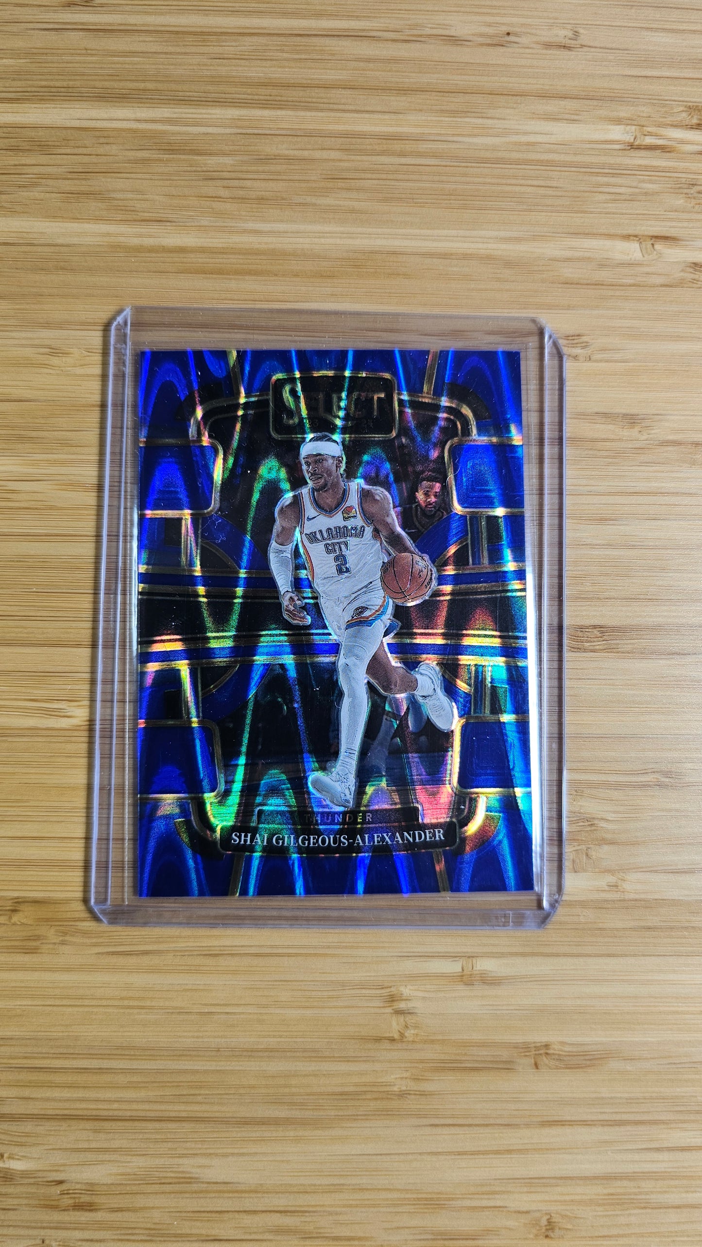 2023-24 Select Shai Gilgeous-Alexander Blue Flash Prizm #/99
