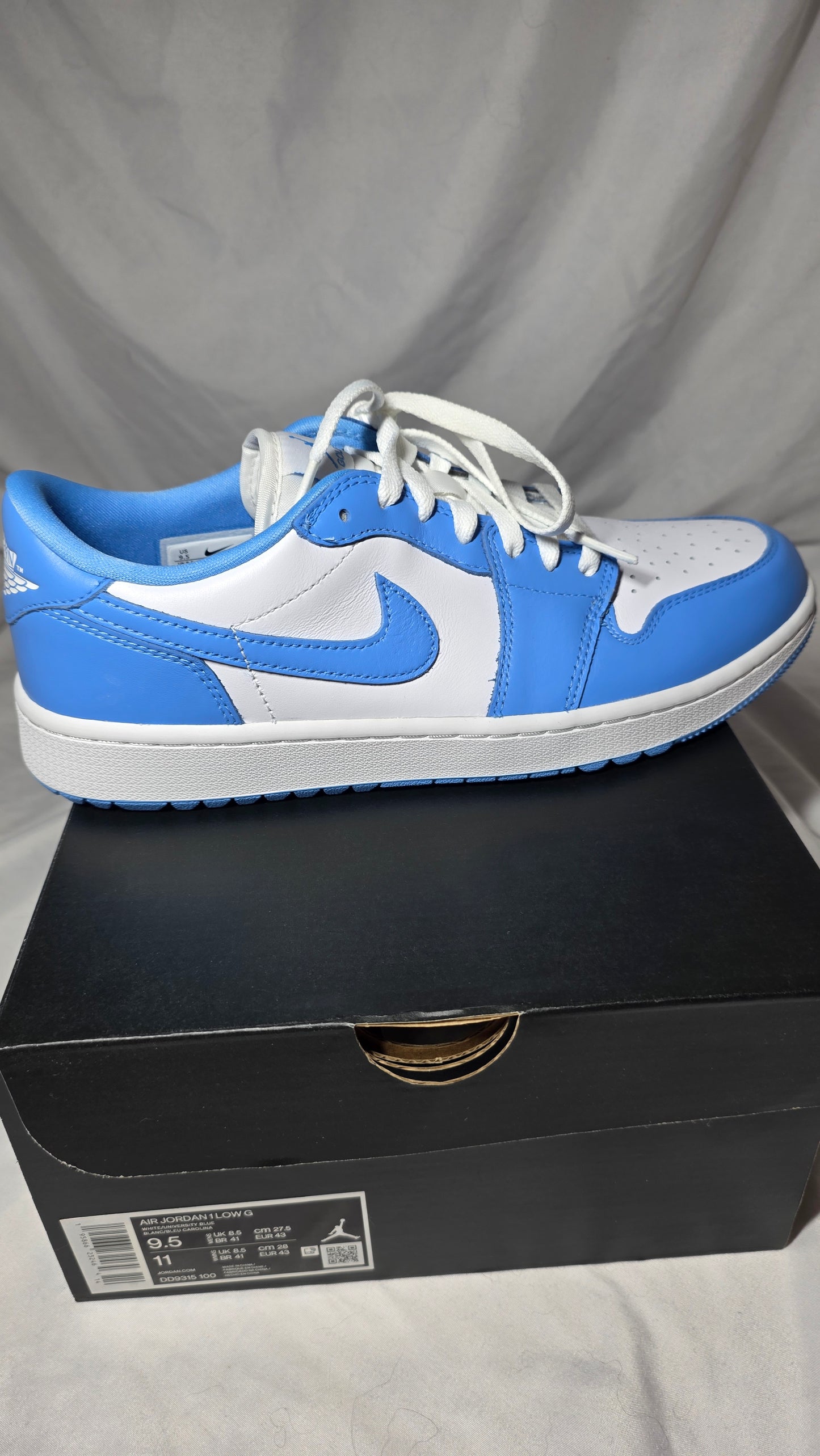 Nike Air Jordan 1 Low G M 9.5 Golf Shoes DD9315-100 NIB