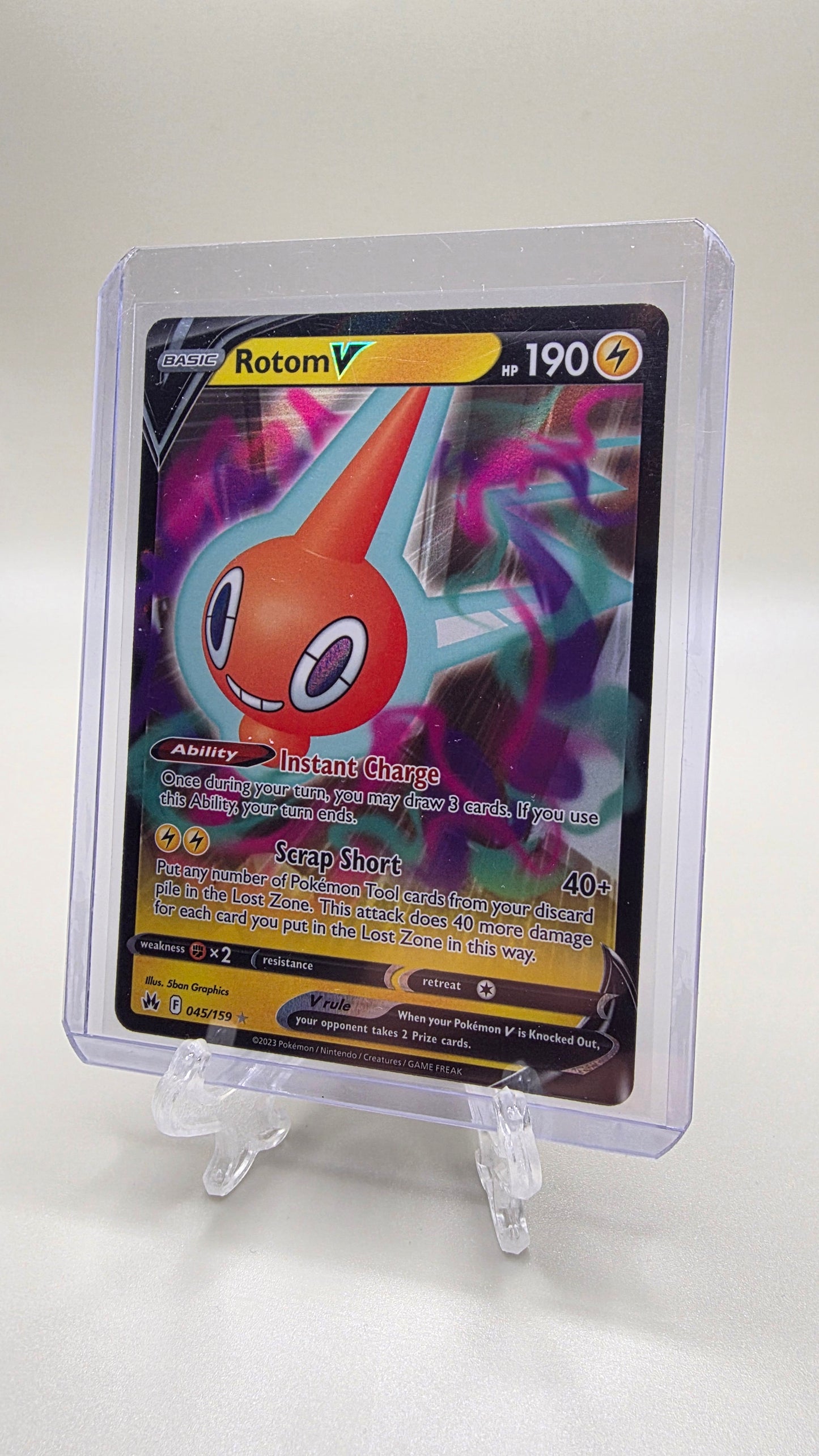 Rotom 045/159 (Crown Zenith Set) English