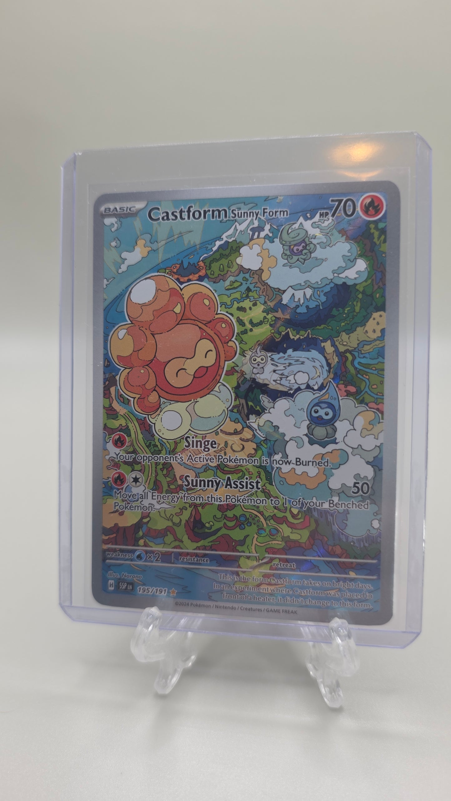 Castform Sunny Form 195/191 (Surging Sparks Set) English