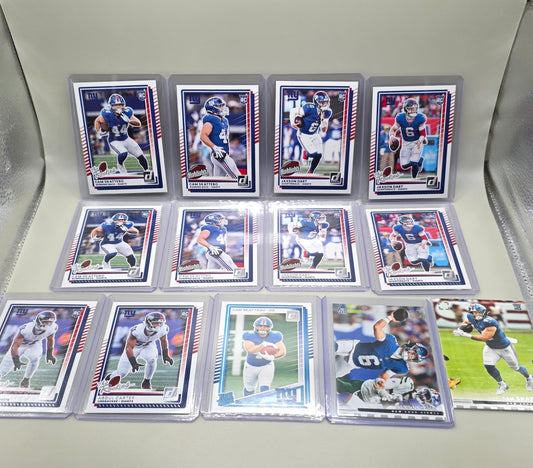 New York Giants 2025 Rookie Cards Lot!! (Jaxon Dart,Cam Skattebo&Abdul Carter)