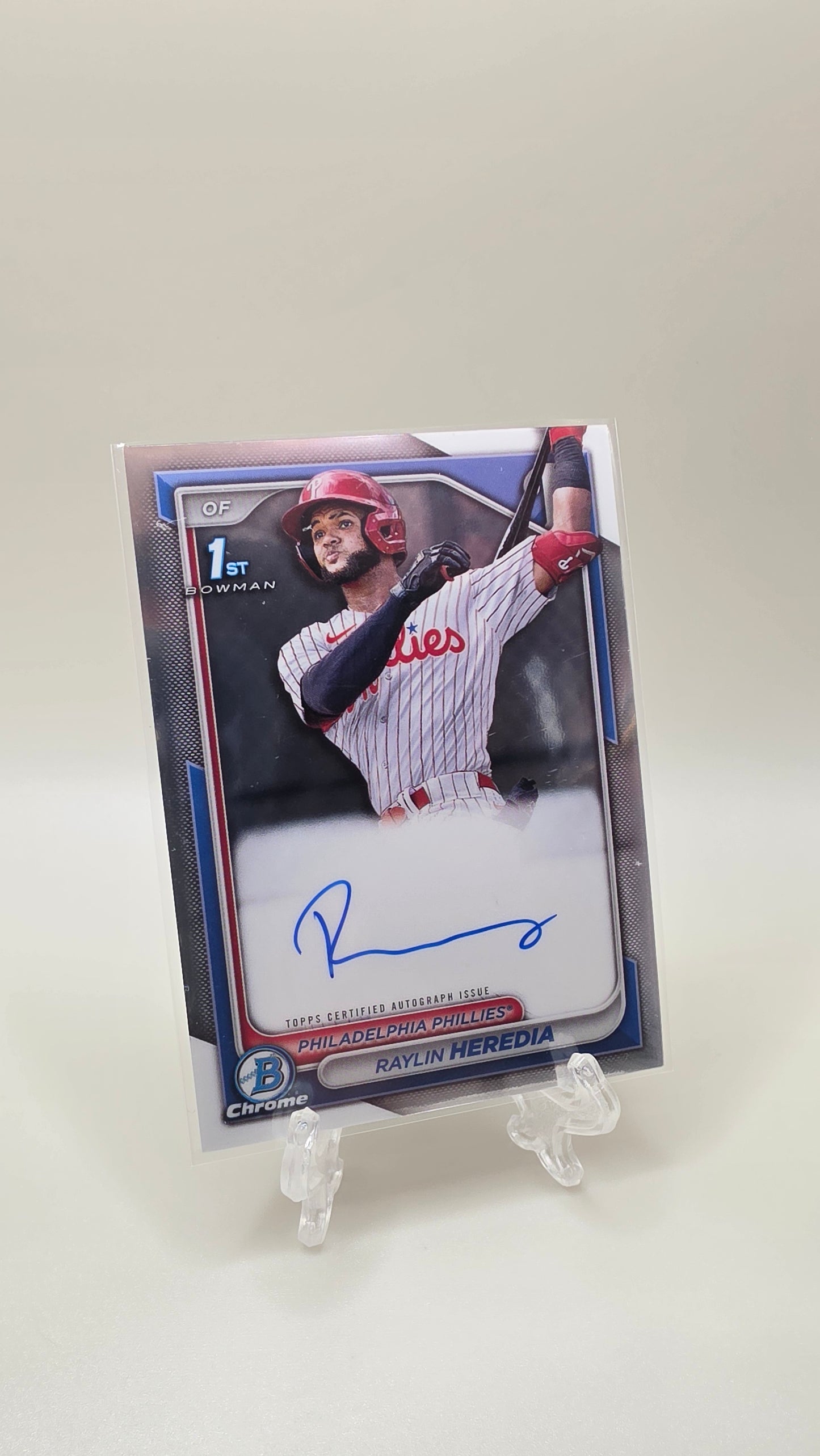 2024 Topps Bowman 1st Raylin Heredia Auto Card # CPA-RH