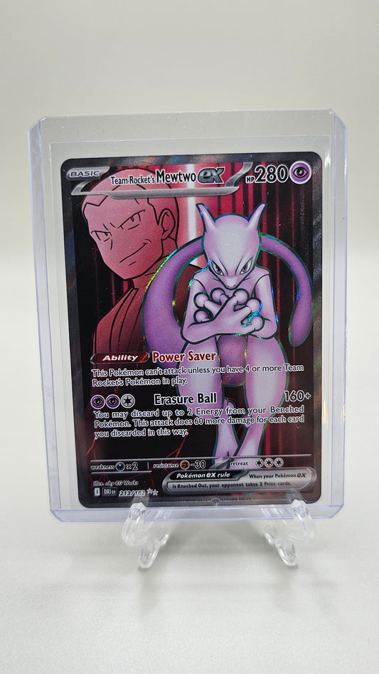 Team Rocket's Mewtwo ex 213/182 Sv10: Destined Rivals Holo UR