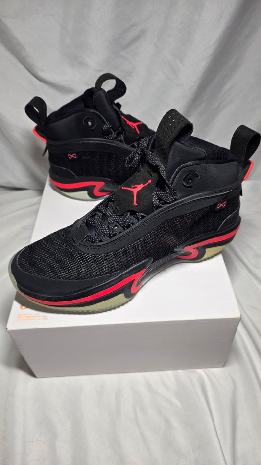 Nike Air Jordan XXXVI (36s) Black Infrared M 9.5 CZ2650-001 NIB