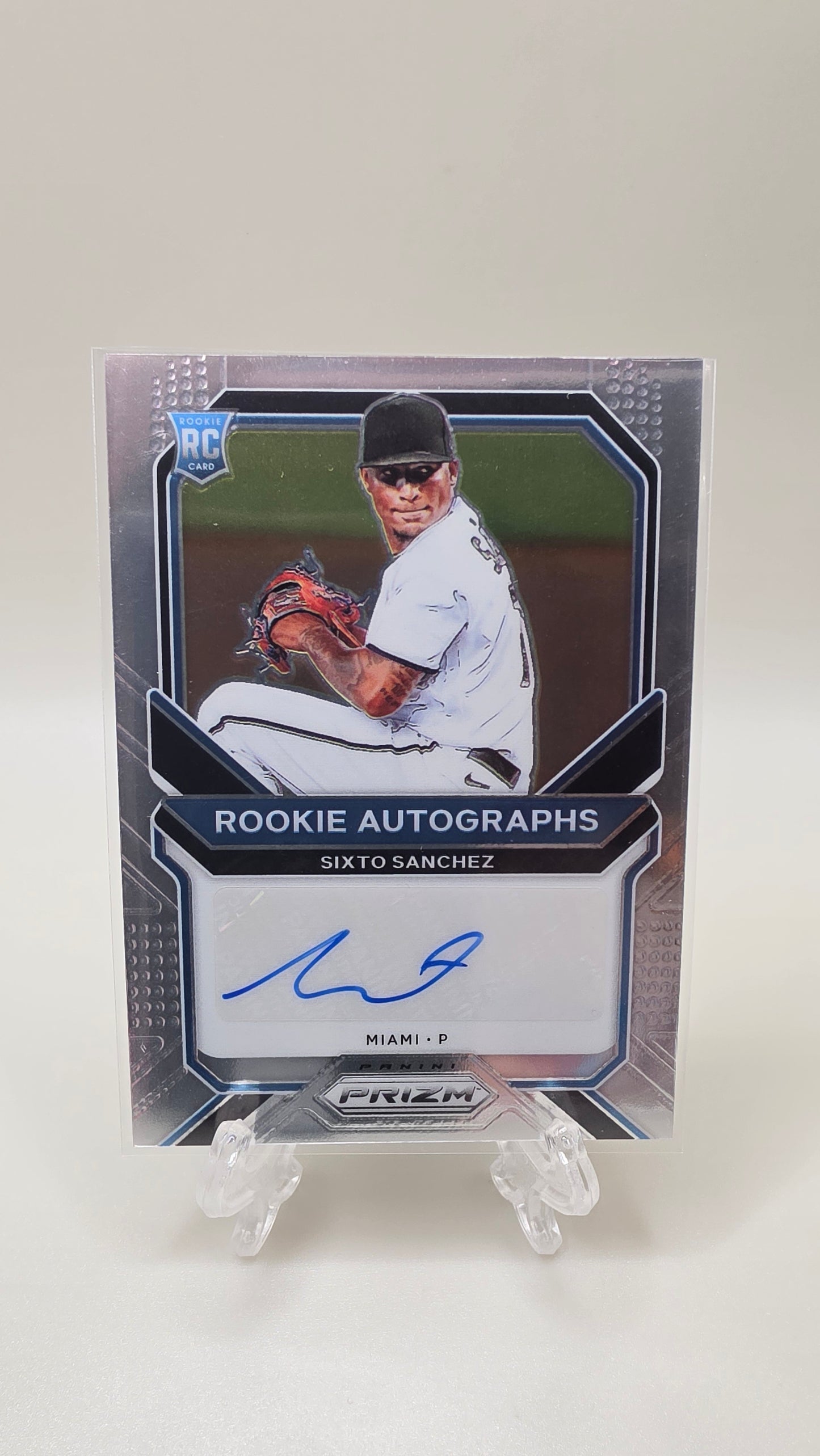 2021 Panini Prizm Rookie Autographs Sixto Sanchez Card #RA-SX