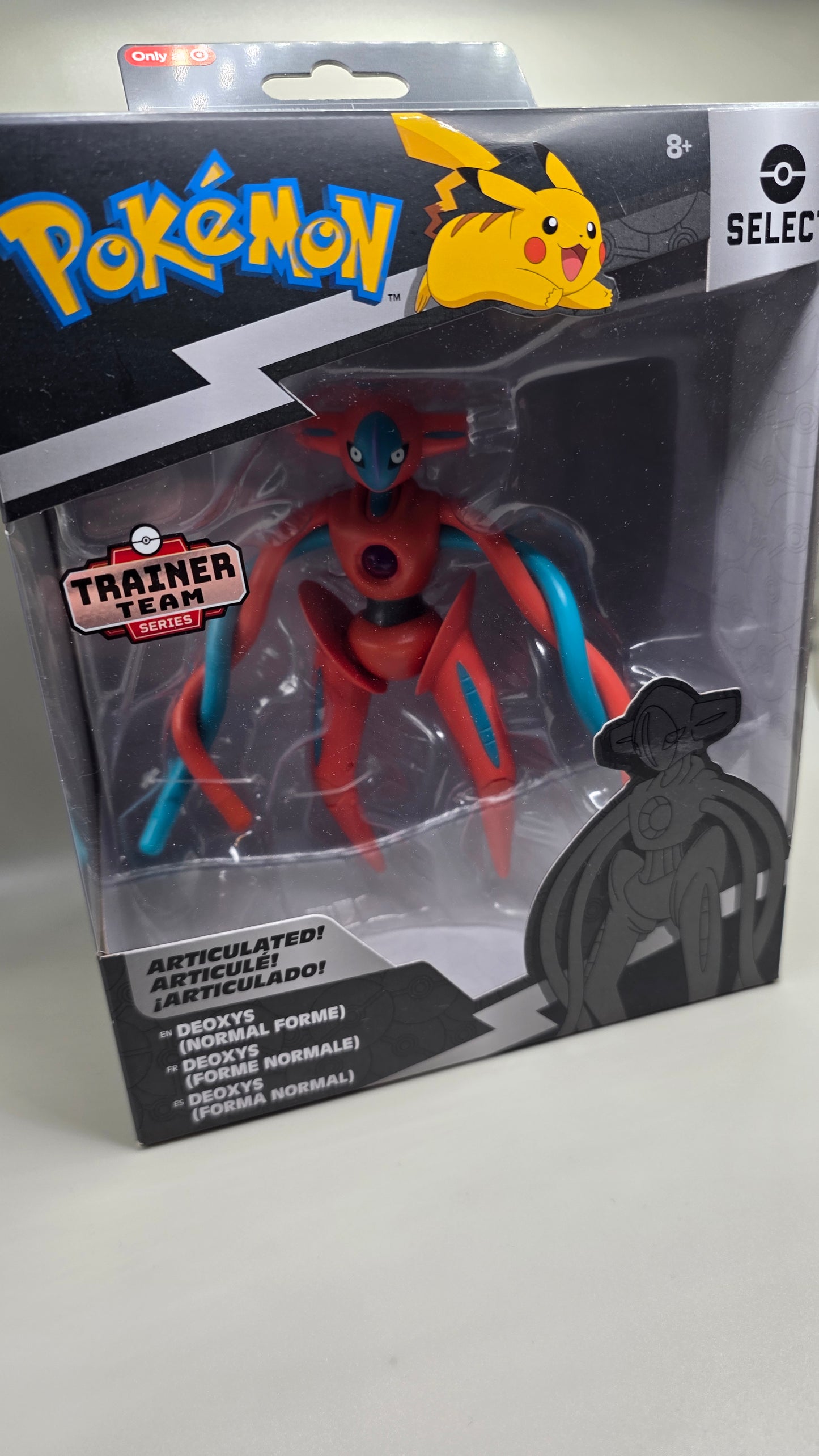 Pokemon Deoxys Trainer Team Series 9 Figure NIB (Target Exclusive)