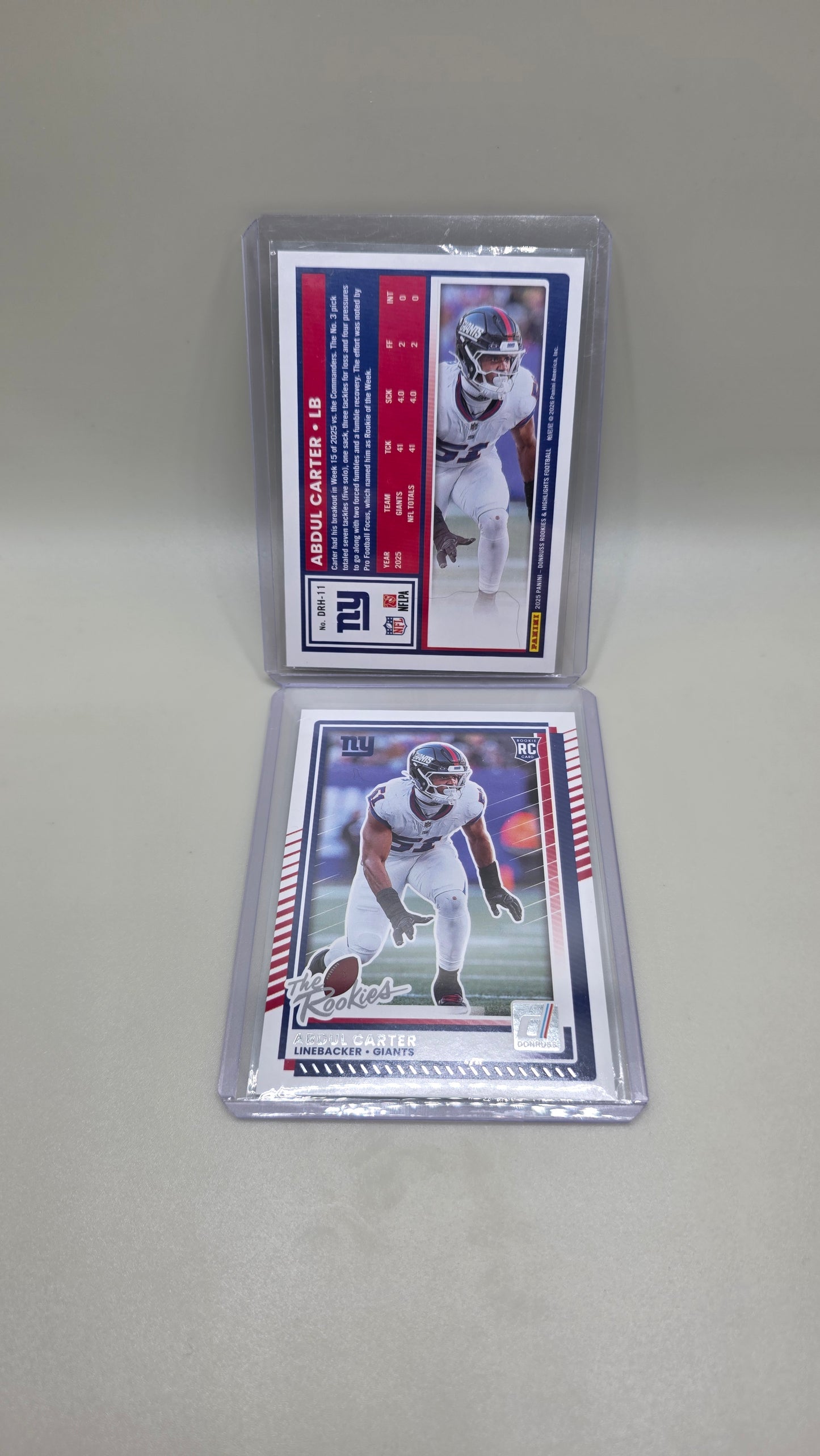 New York Giants 2025 Rookie Cards Lot!! (Jaxon Dart,Cam Skattebo&Abdul Carter)