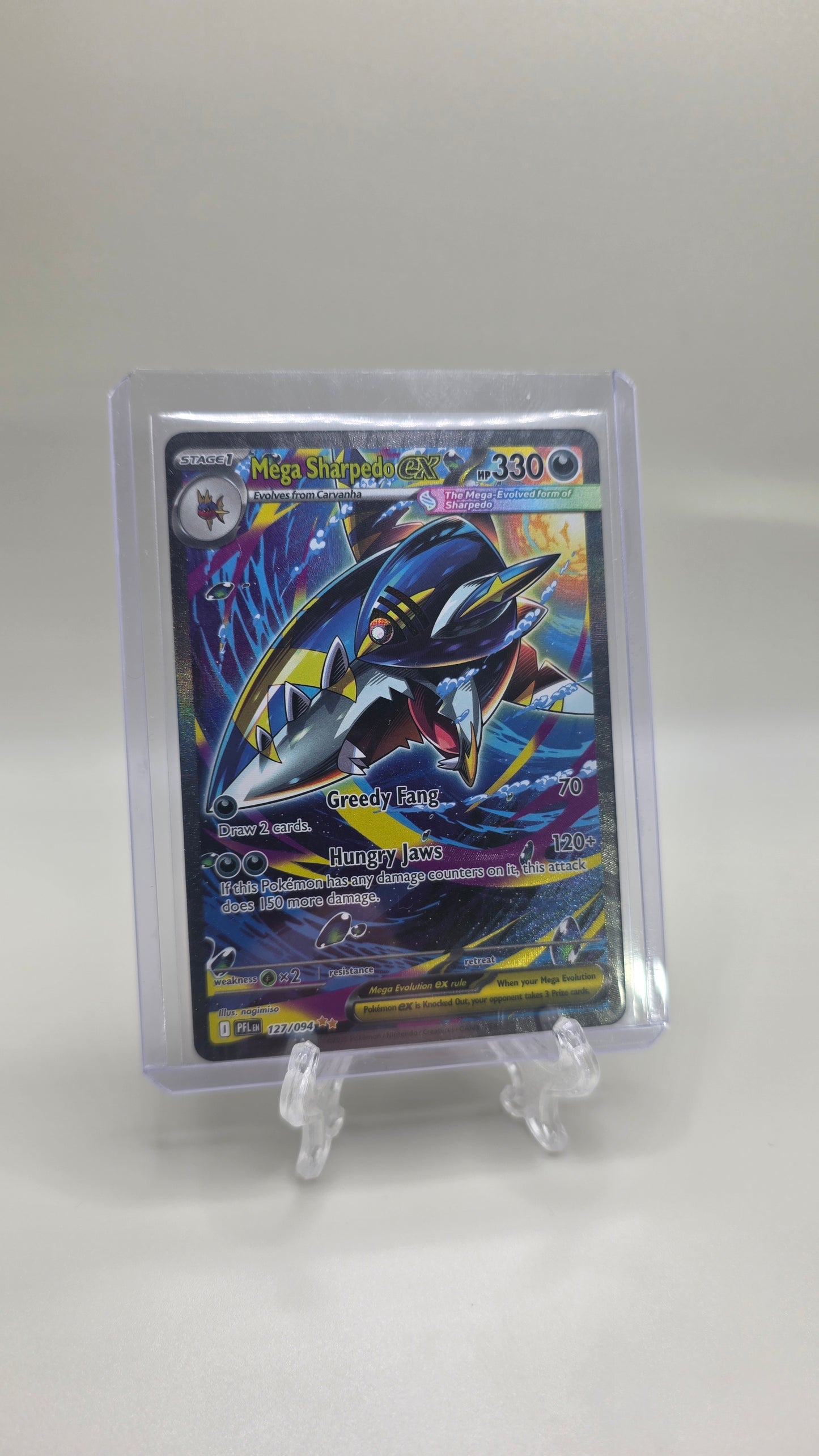 Mega Sharpedo EX 127/094 (Phantasmal Flames S&V Set) English