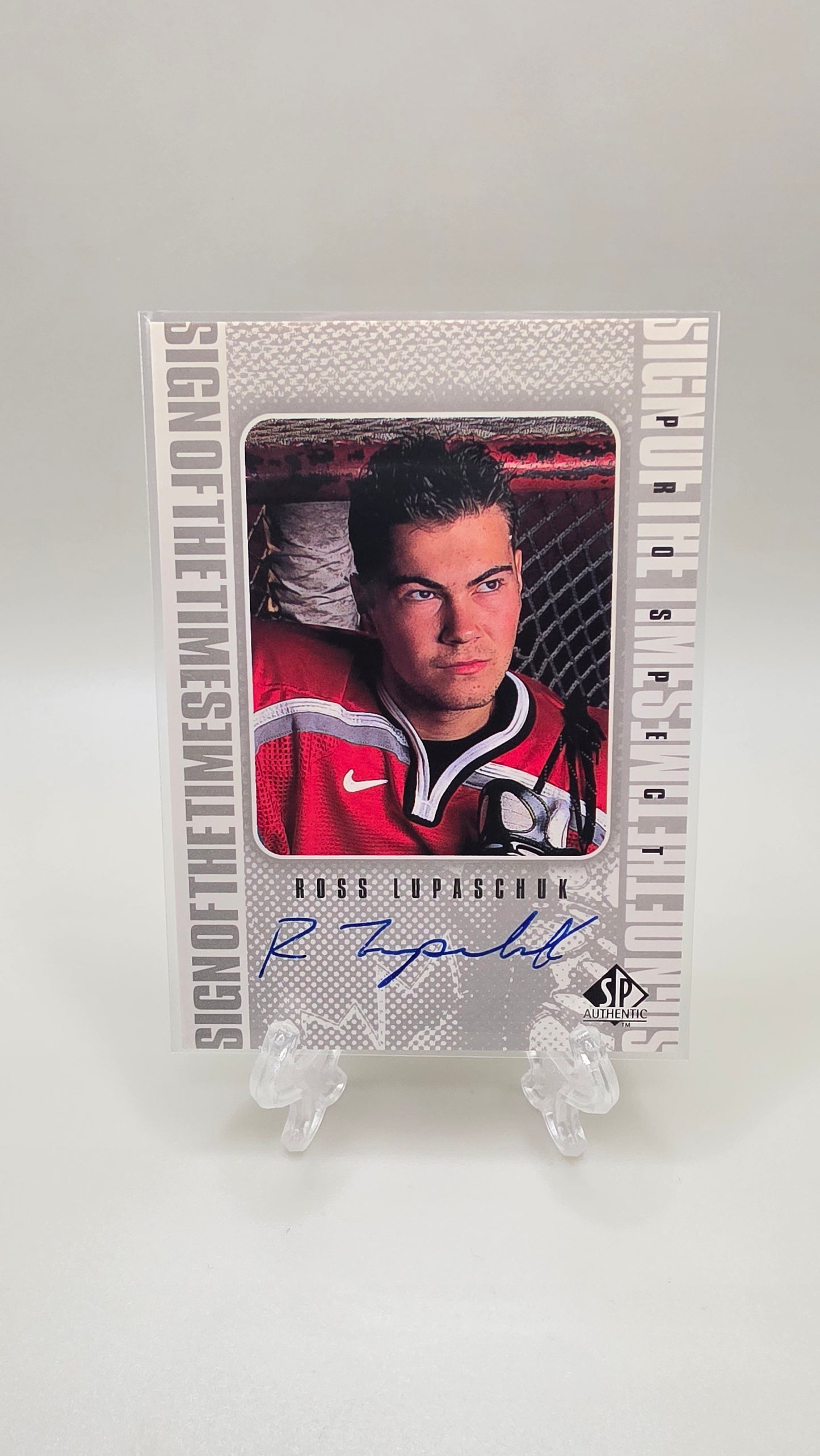 1999 Upper Deck Sign of the Times Ross Lupaschuk Auto Card #RL