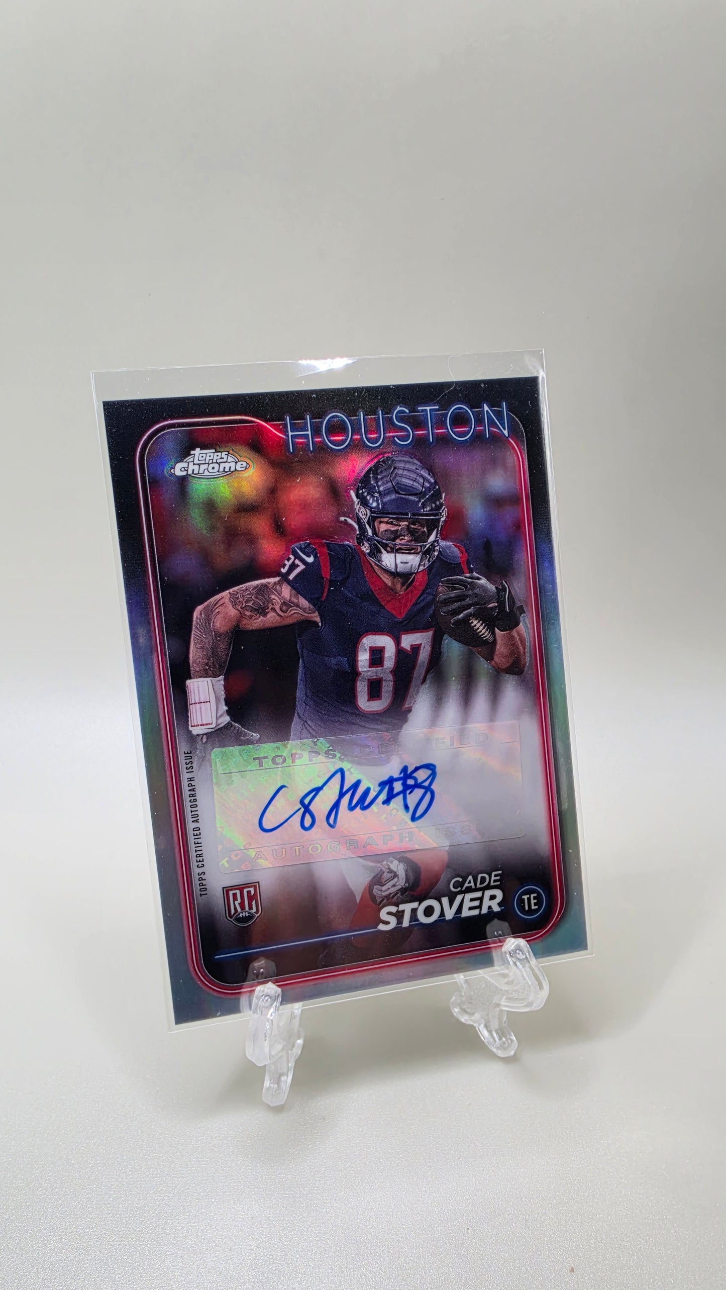 2024 Topps Chrome Cade Stover Rookie Base Auto Card #RA-CST