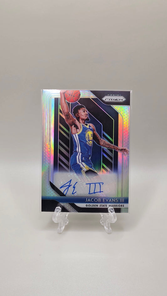 2018-19 Panini Prizm Jacob Evans III Auto Card # RS-JEV