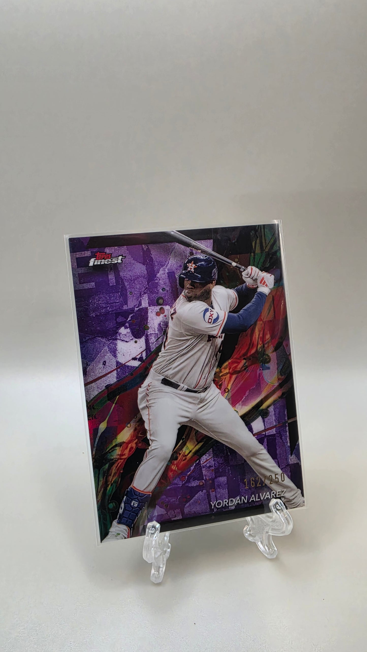 2024 Topps Finest Yordan Alvarez Purple /250 #91