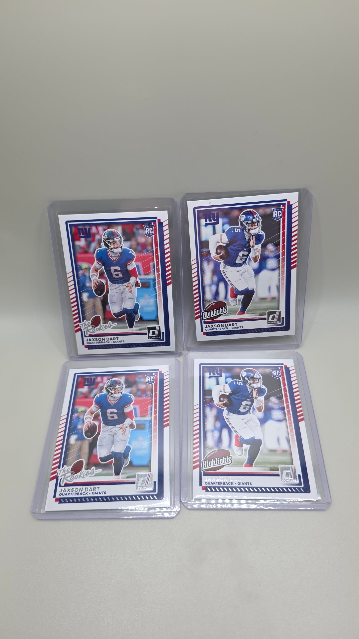 New York Giants 2025 Rookie Cards Lot!! (Jaxon Dart,Cam Skattebo&Abdul Carter)