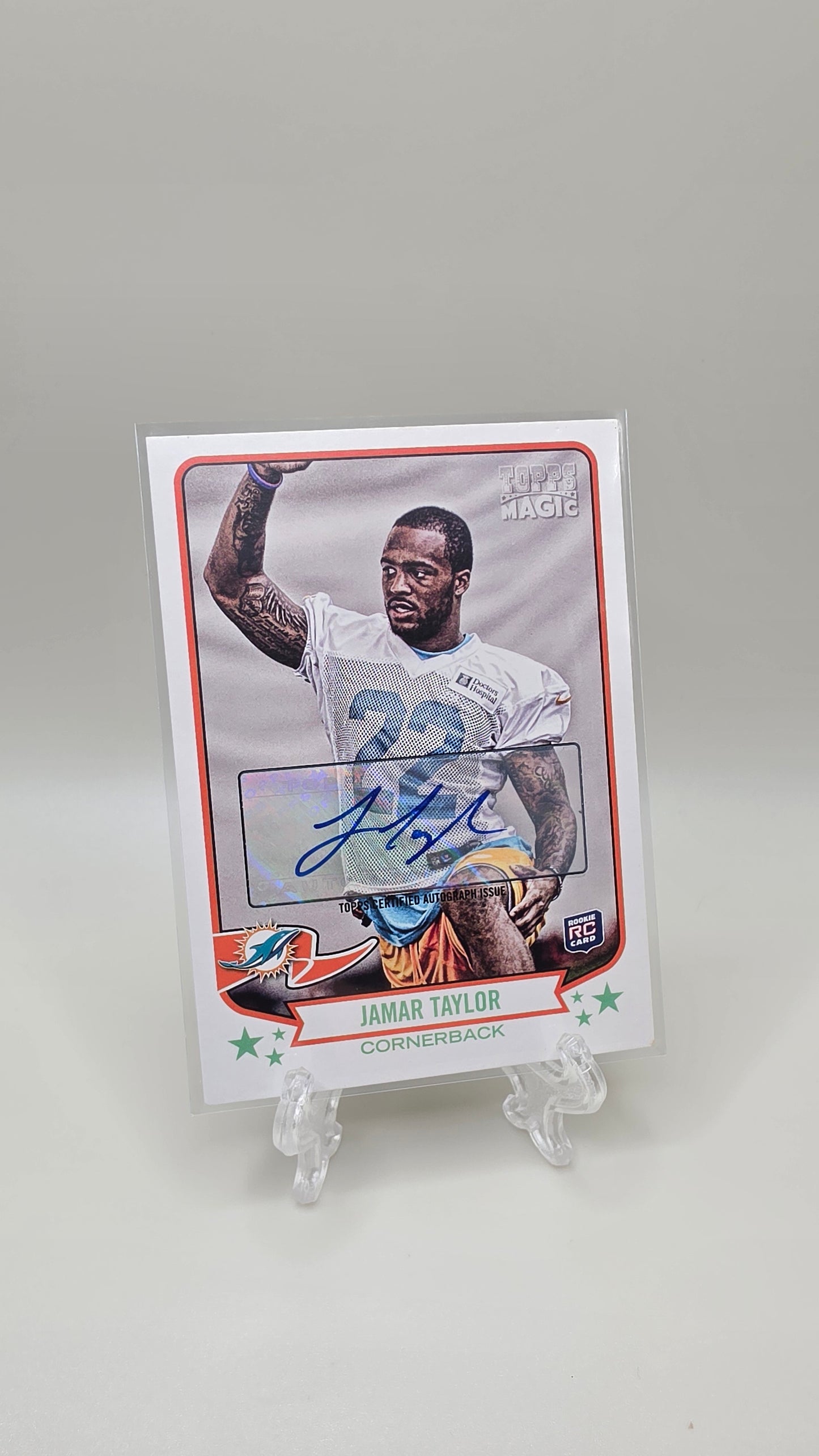 2013 Topps Magic Jamar Taylor Rookie Auto Card #203