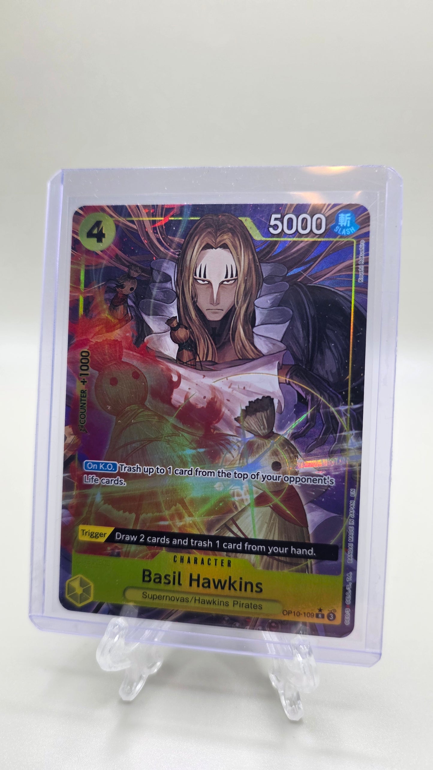 Basil Hawkins OP10-109 R⭐ Alt Art One Piece TCG (The Best of Vol.2 set) English