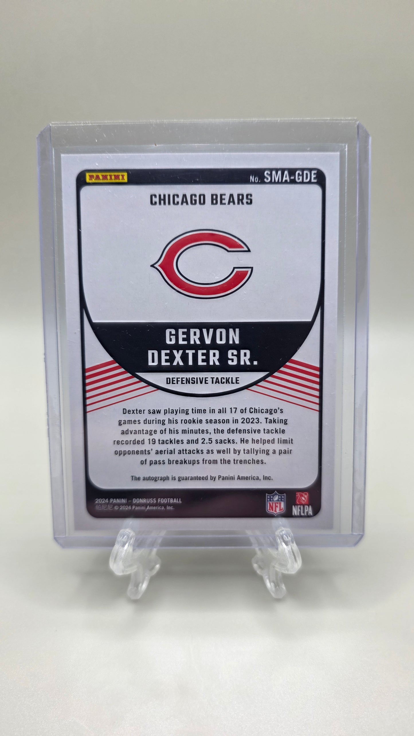 2024 Donruss Gervon Dexter Sr Signature Marks Auto No SMA-GDE