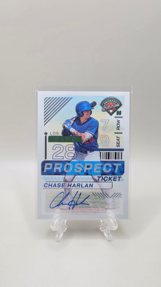 2024 Panini Prospect Edition Chase Harlan Auto Card # 108