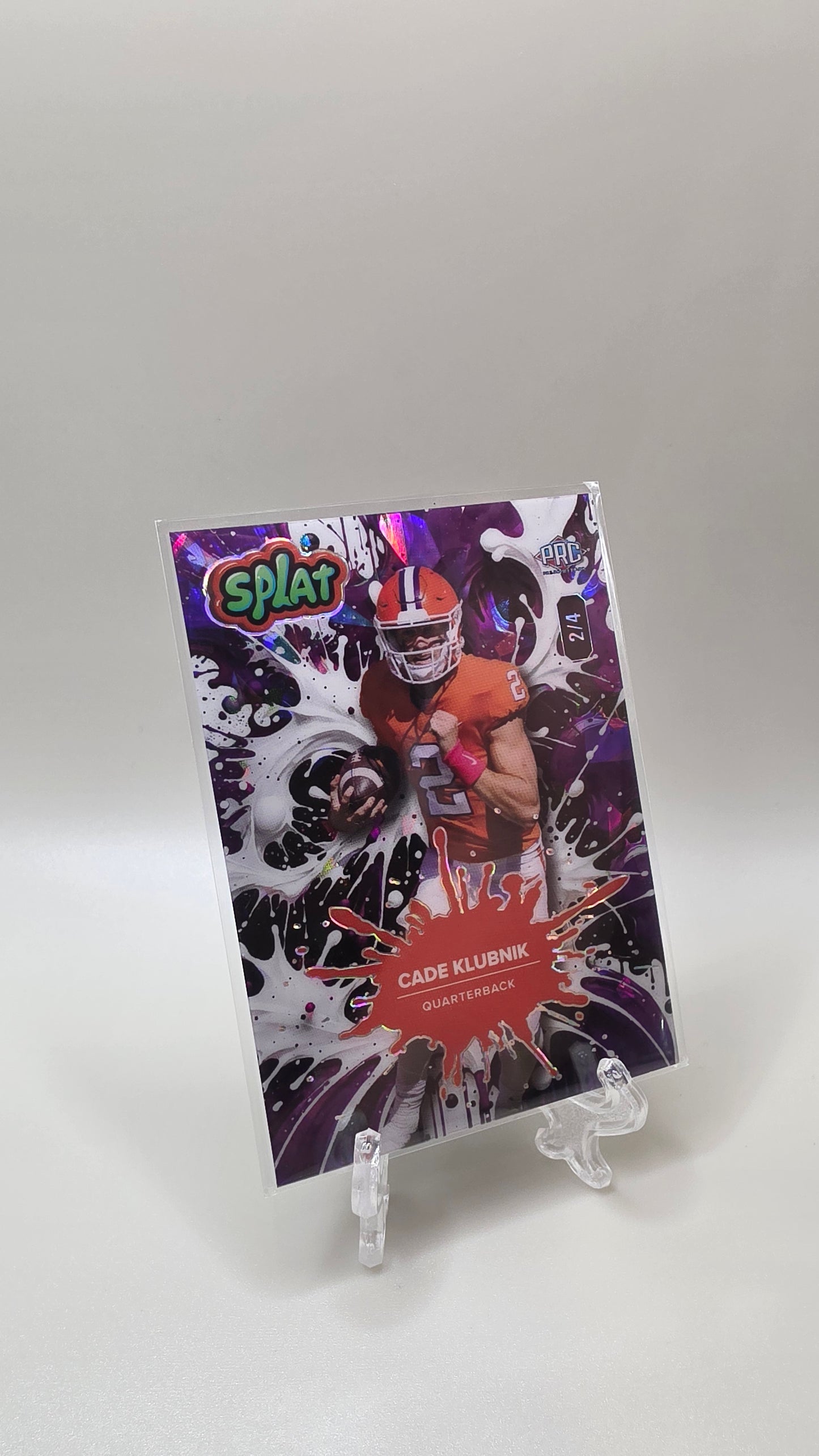 2025 Wild Card Splat Cade Klubnik Purple /4 #SBPUR03-CK
