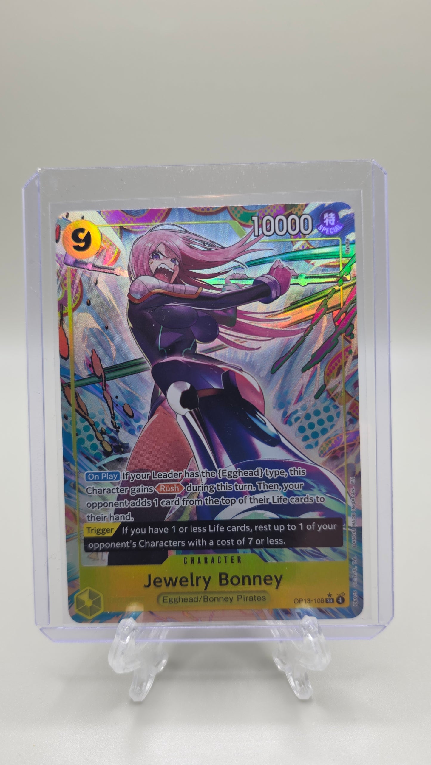 Jewelry Bonney OP13-108 SR⭐ One Piece TCG (Carrying on his Will set) English
