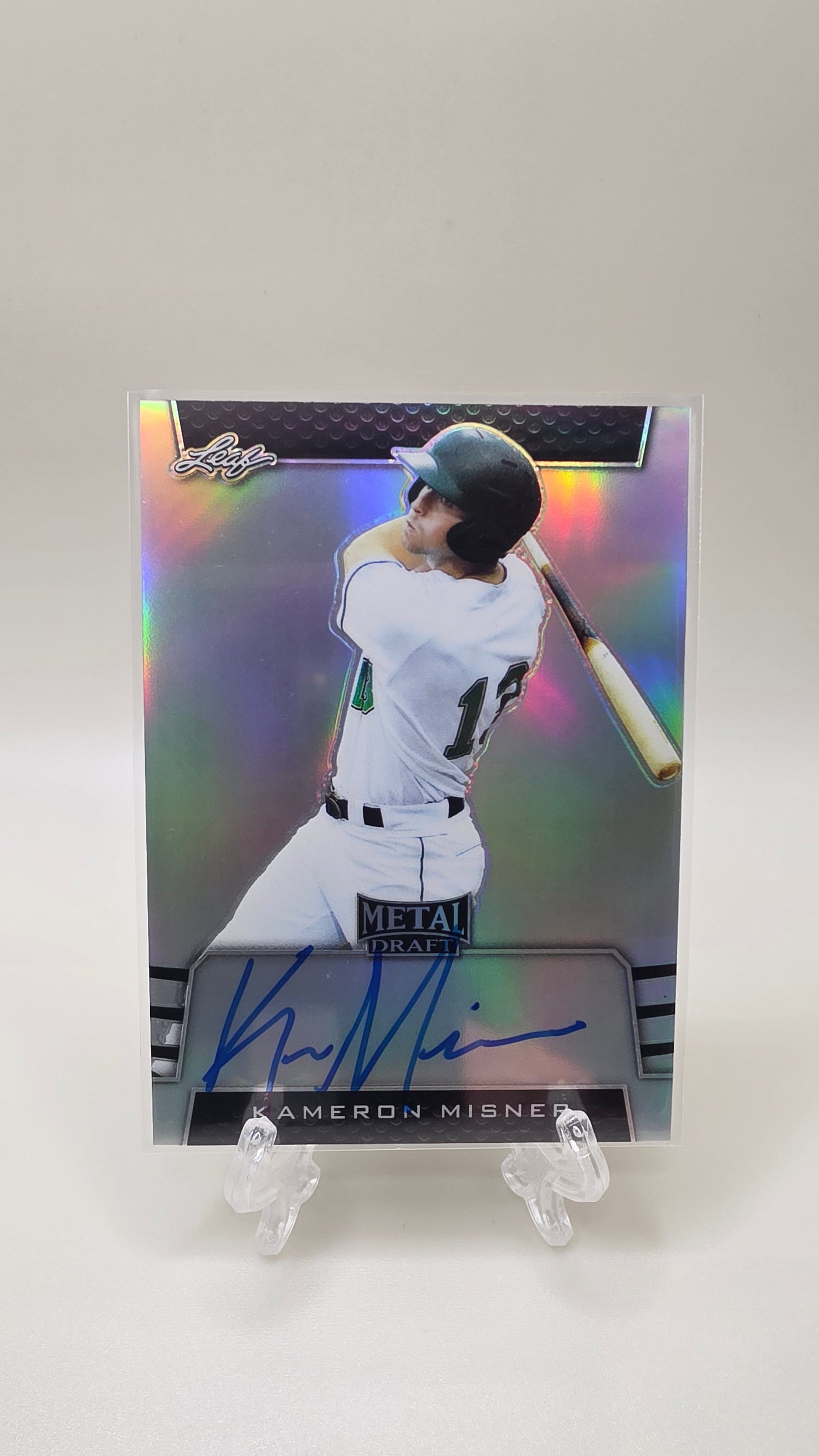 2019 Leaf Metal Draft Kameron Misner Auto #/50 Card # BA-KM1