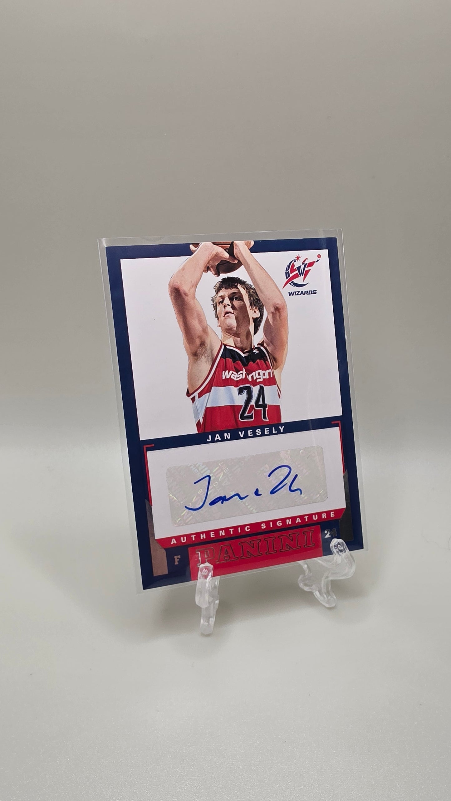 2012-13 Panini Authentic Signature Jan Vesely Auto Card #31