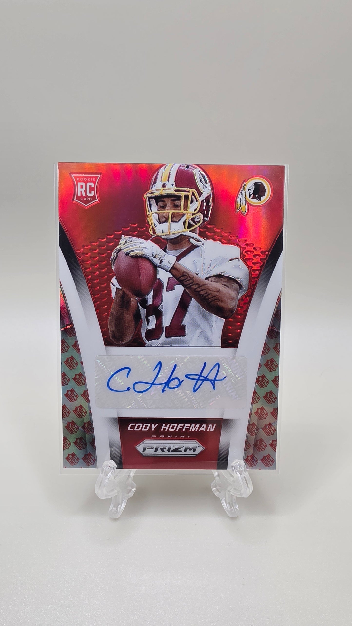 2014 Panini Prizm NFL Shield Logo Prizm Cody Hoffman #/25 Card #AR-CH