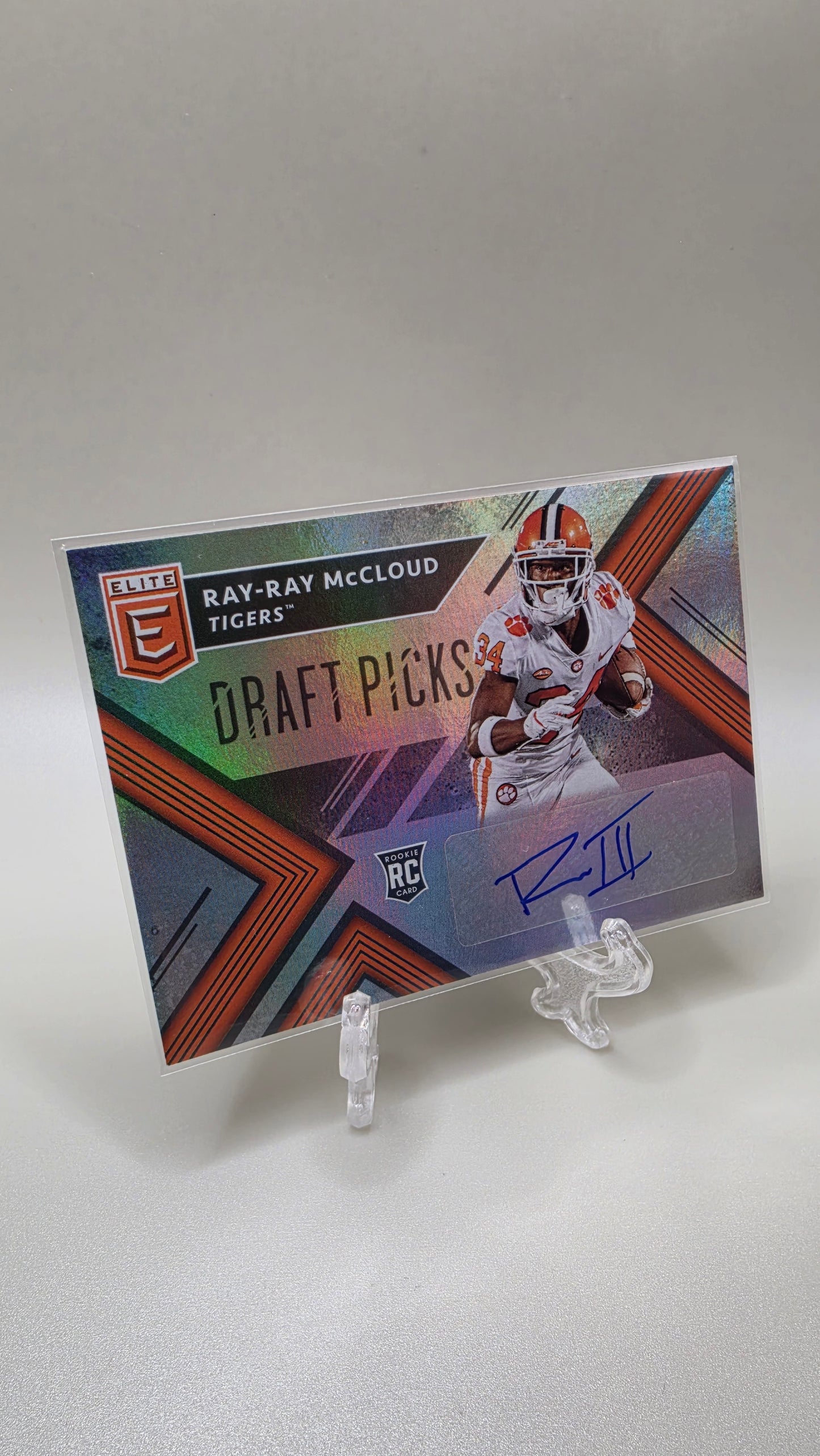 2018 Panini Elite Draft Picks Autographs Ray-Ray McCloud Card # 258