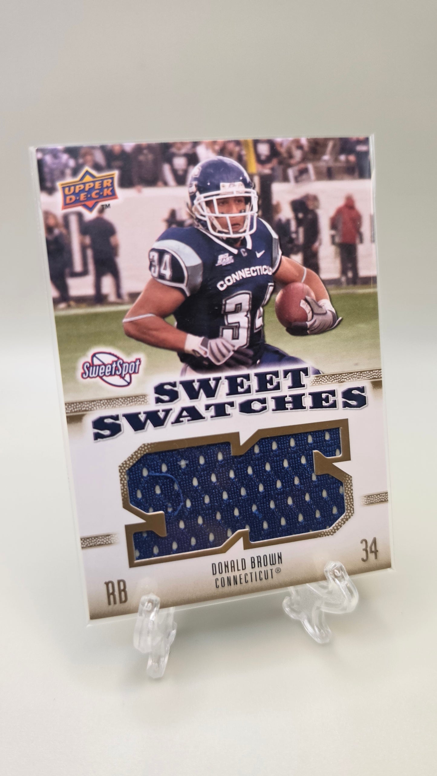 2010 Upper Deck Donald Brown Sweetspot Sweet Swatches #SSW-21