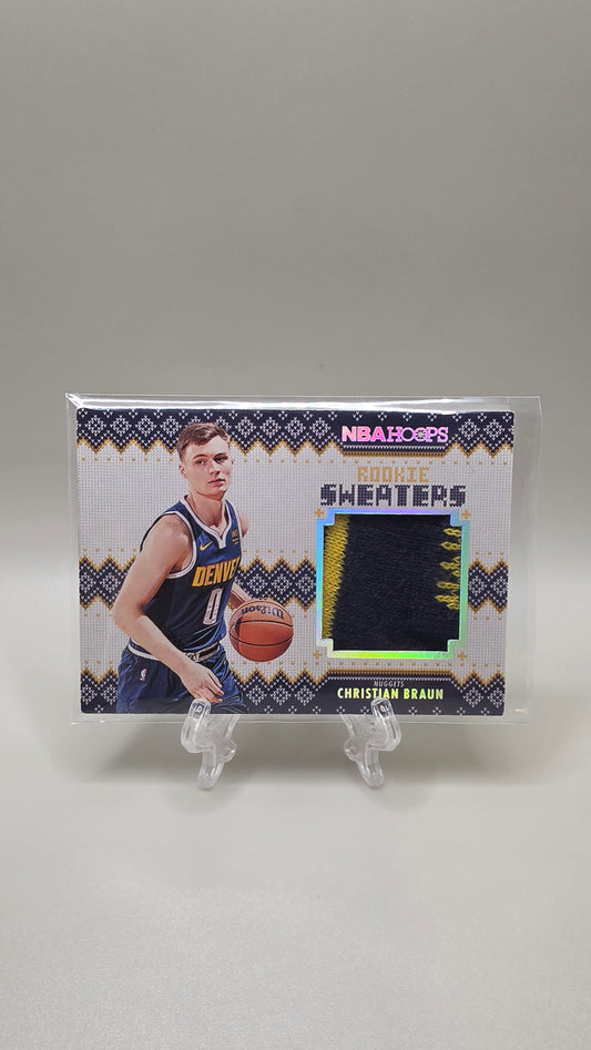 2022-23 NBA Hoops Christian Braun Rookie Sweaters #RS-CB