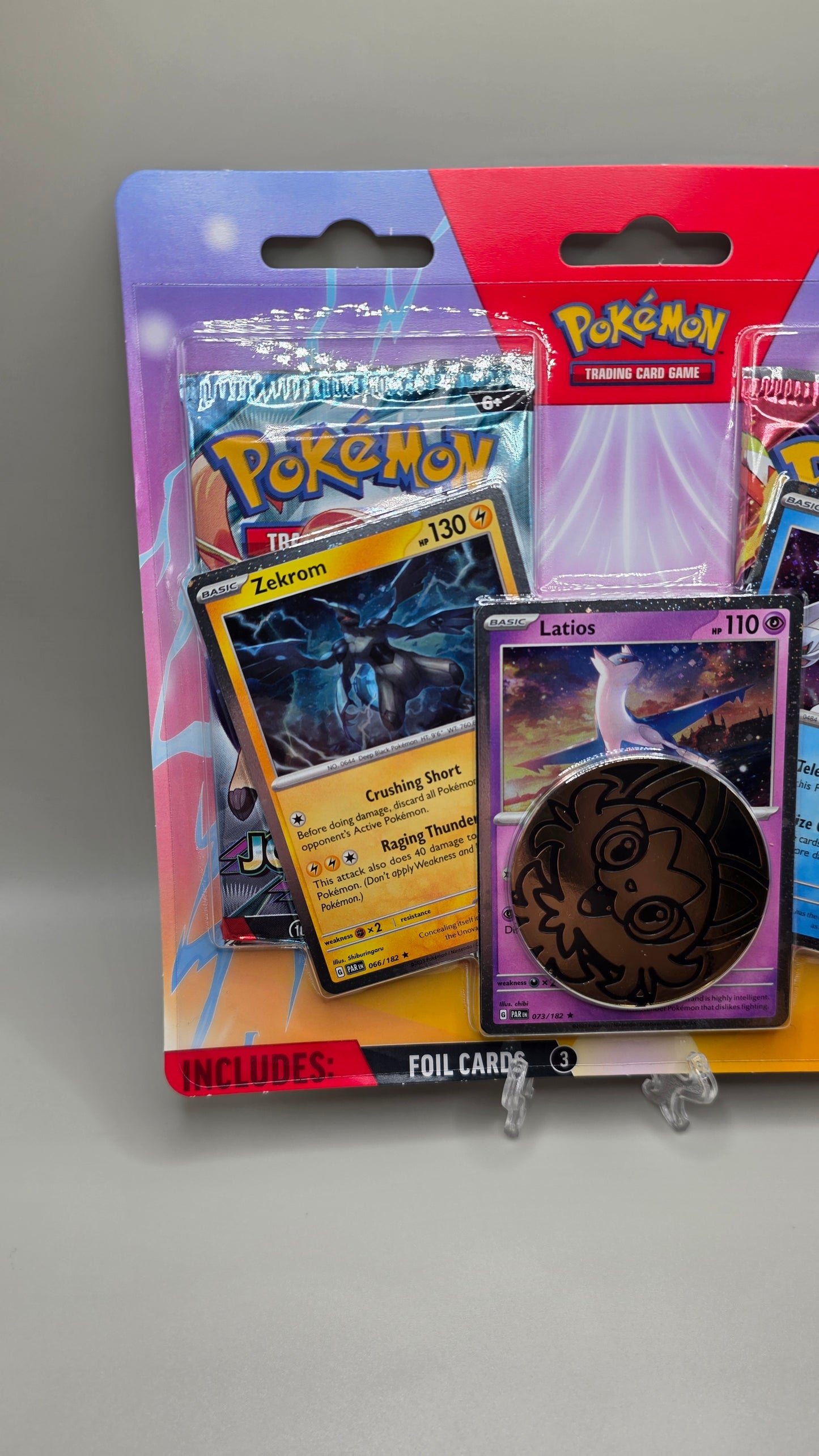 Pokémon TCG Zekrom Latios & Palkia Blister Promo Pack