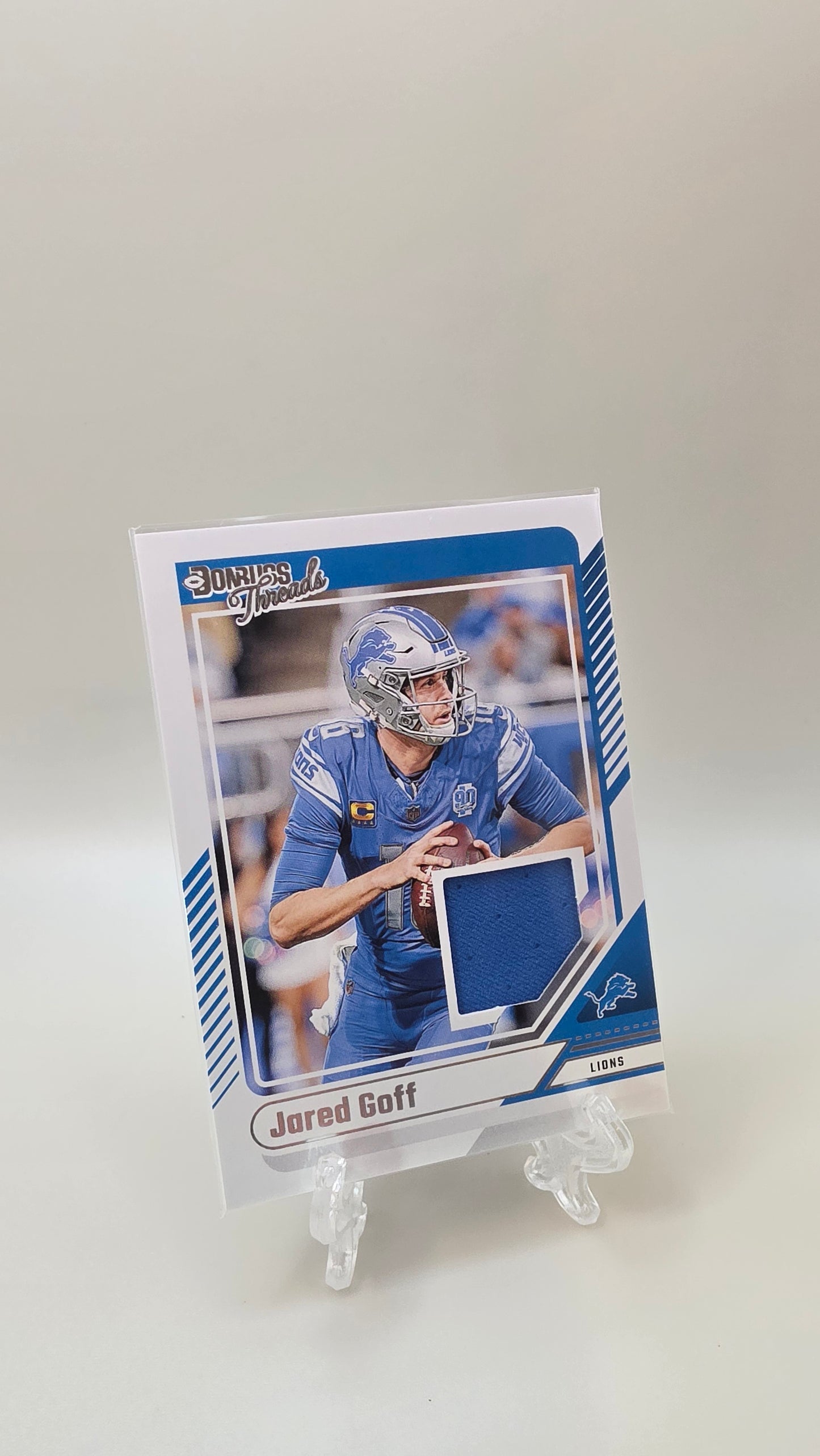 2024 Donruss Jared Goff Threads Mem #DTH-JGO
