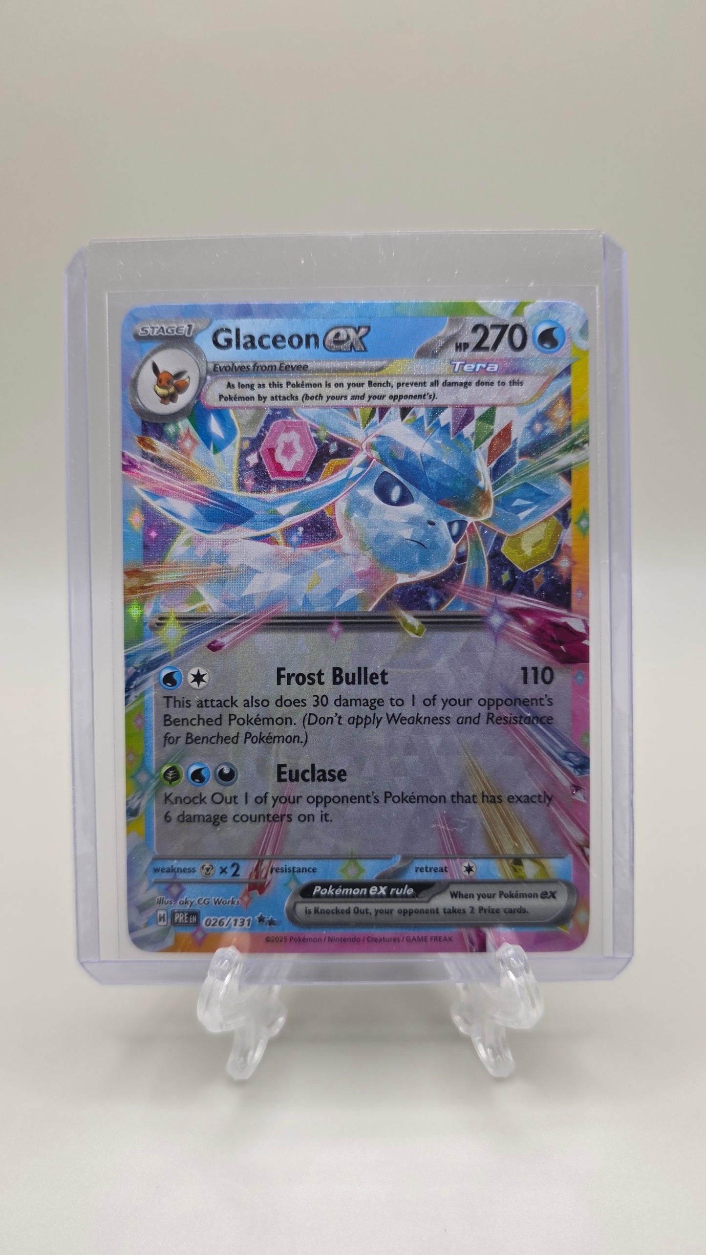 Glaceon EX 026/131 (Prismatic Evolutions Set) English
