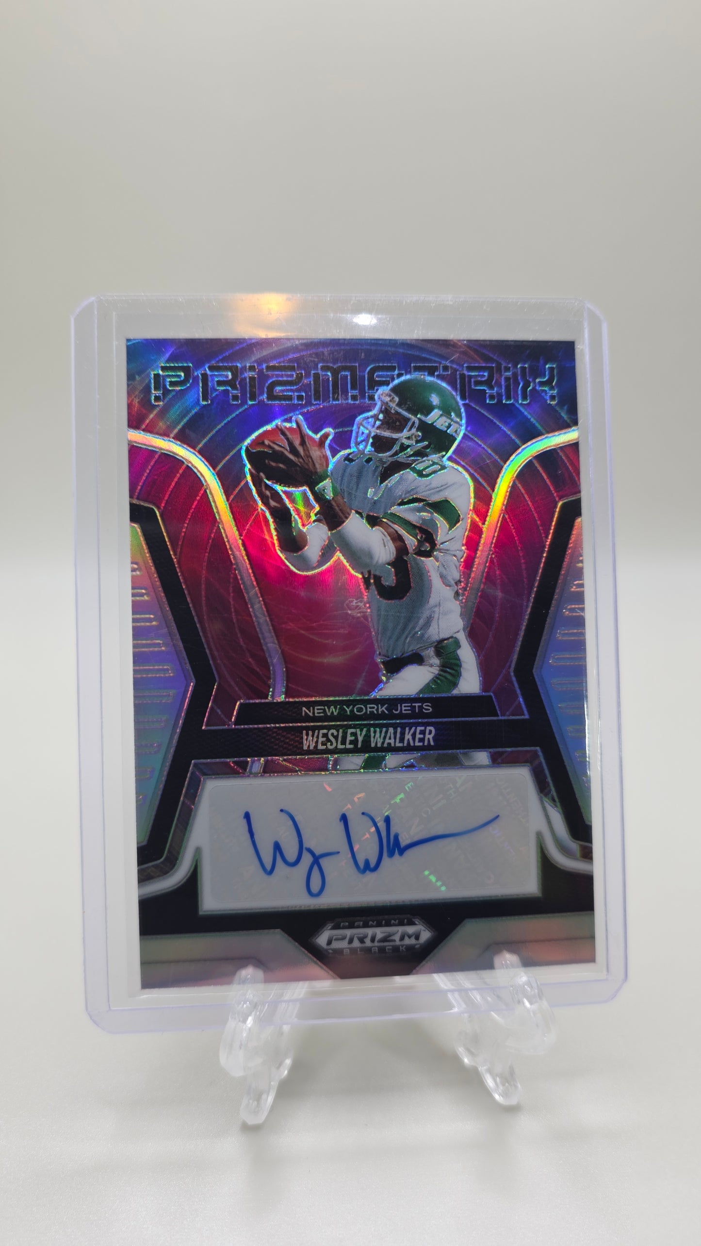 2025 Panini Prizm Wesley Walker Prismatrix Autograph Card # PS-WWR