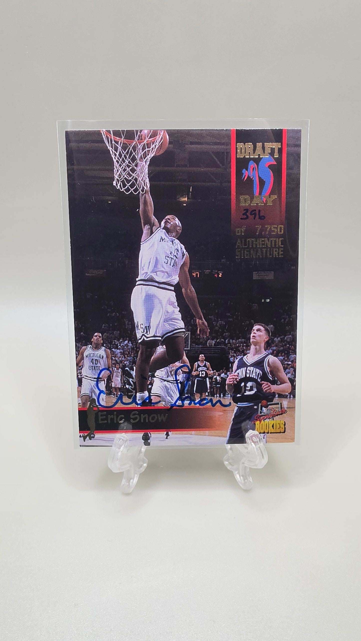 1995 Signature Rookies Eric Snow Auto #/7750 Card #20