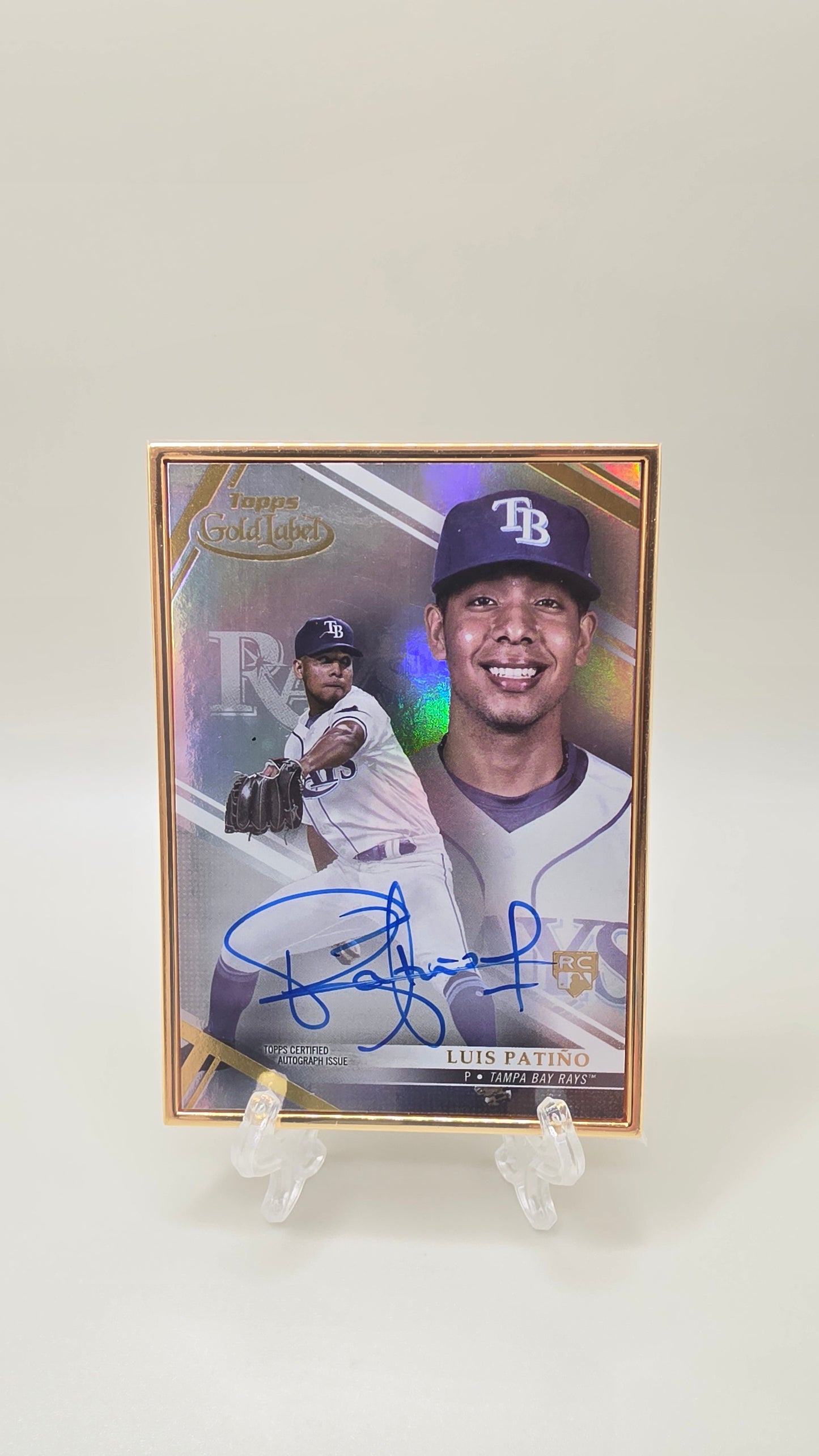 2021 Topps Gold Label Luis Patino Metal Framed Auto Card # FA-LP