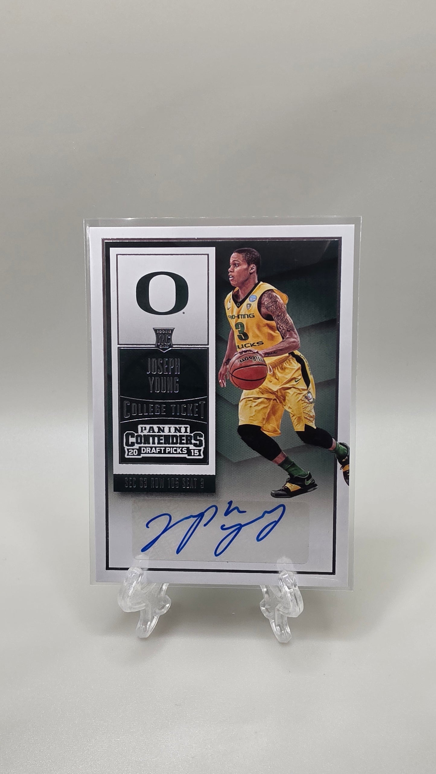 2015 Contenders Draft Picks College Ticket Joseph Young Auto Card #121