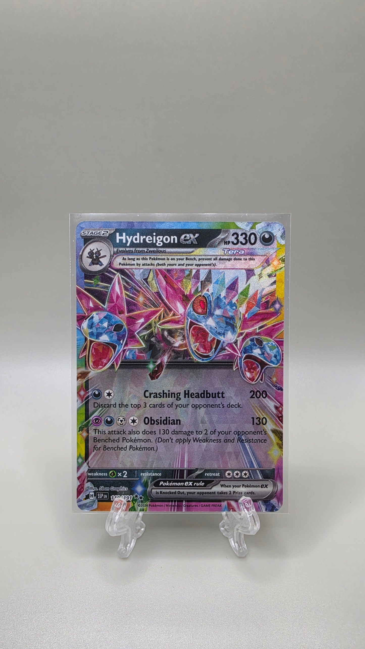 Pokémon TCG Hydreigon Ex Surging Sparks English